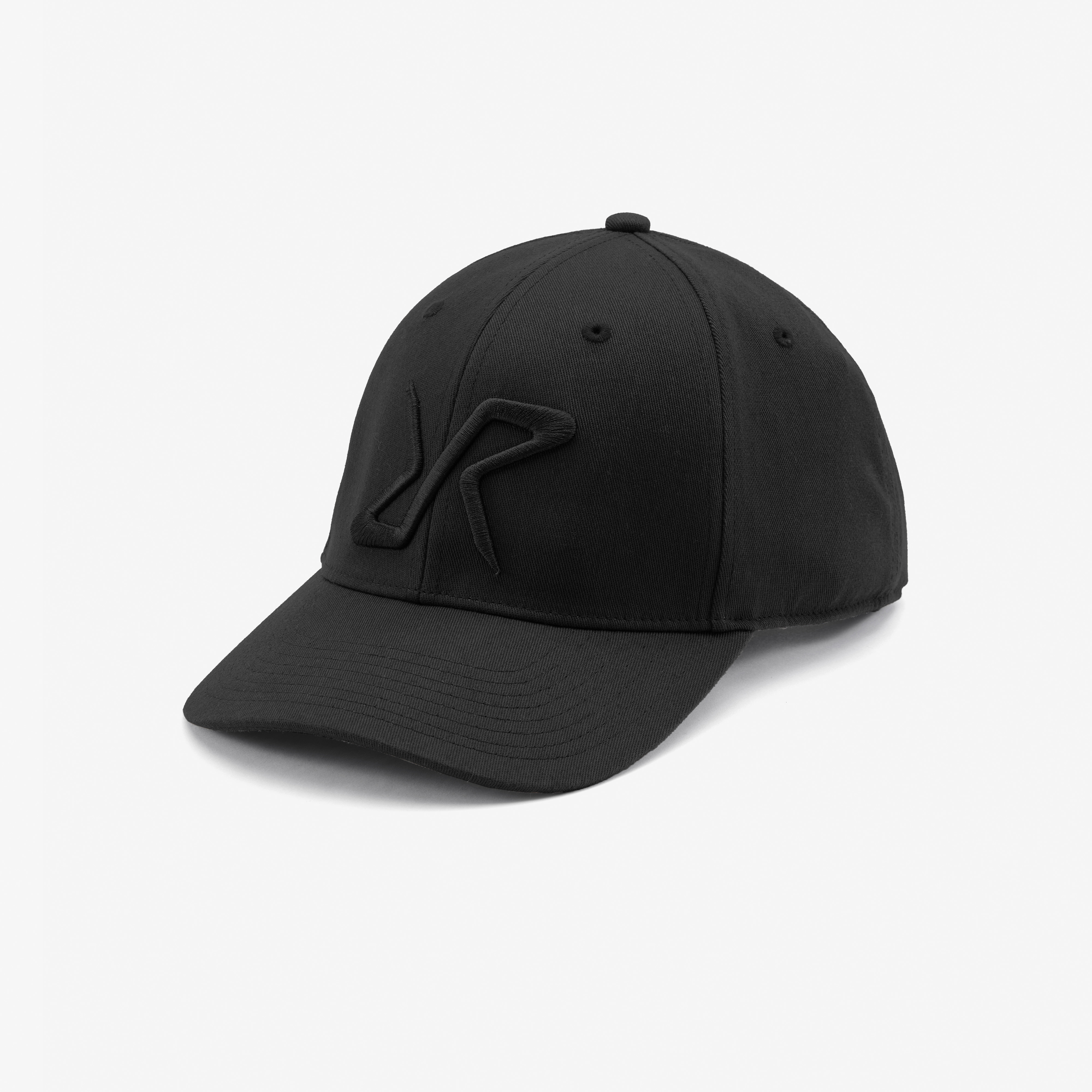 Stretch Snapback Cap Black