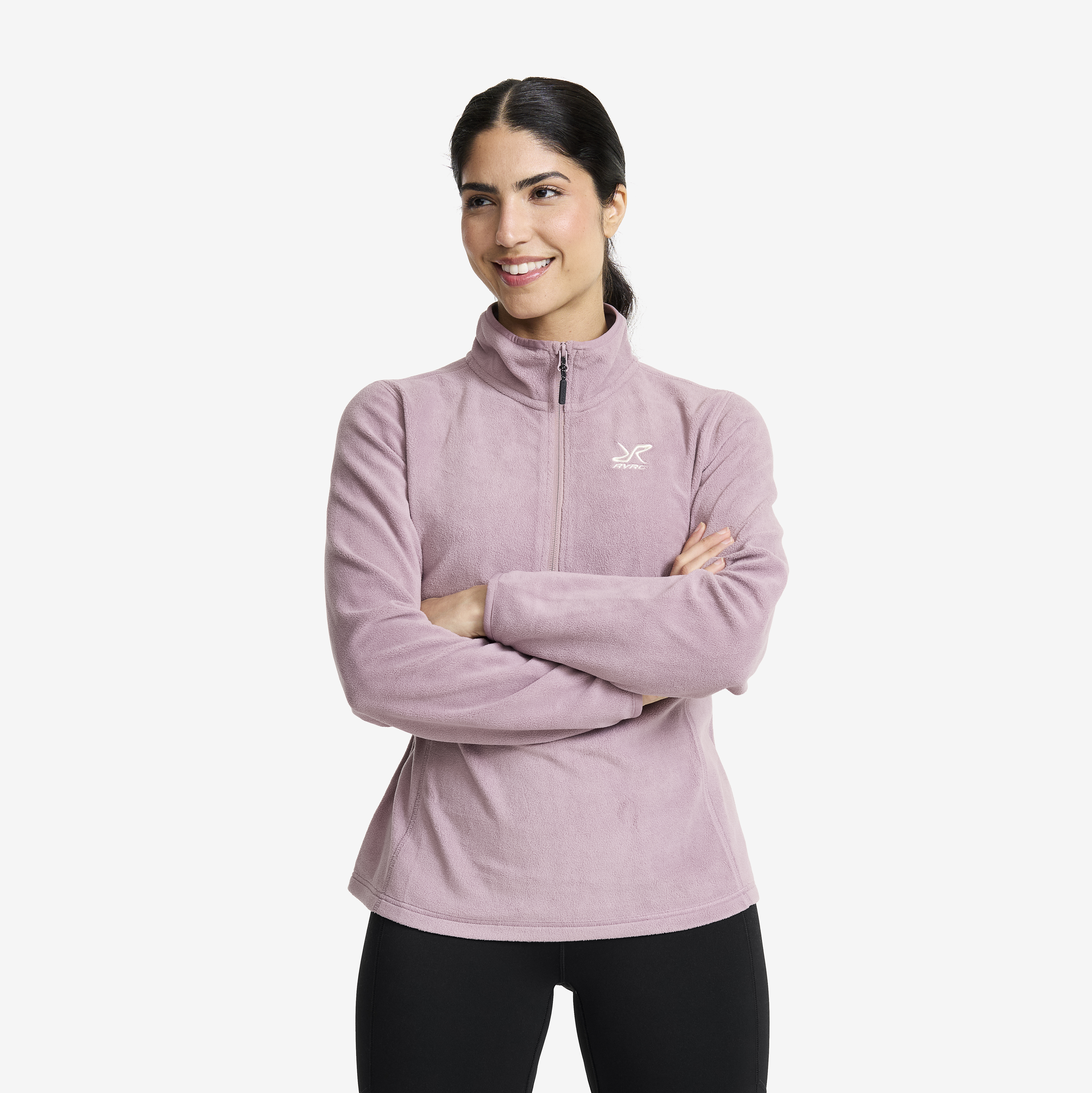 Hiker Half-zip Fleece Dusty Mauve Dames, 