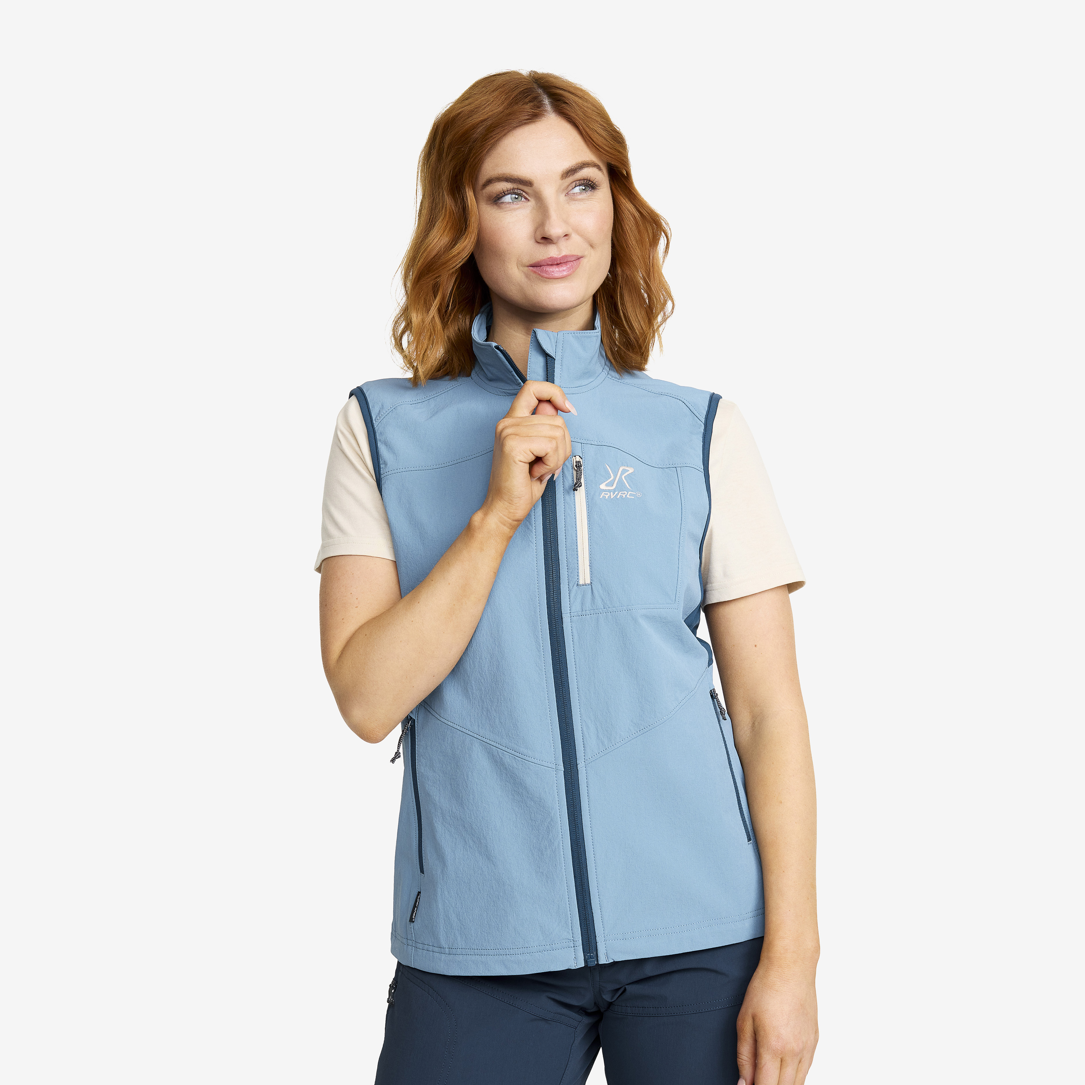 Venue Stretch Vest Captain's Blue/Moonlit Ocean Damen,