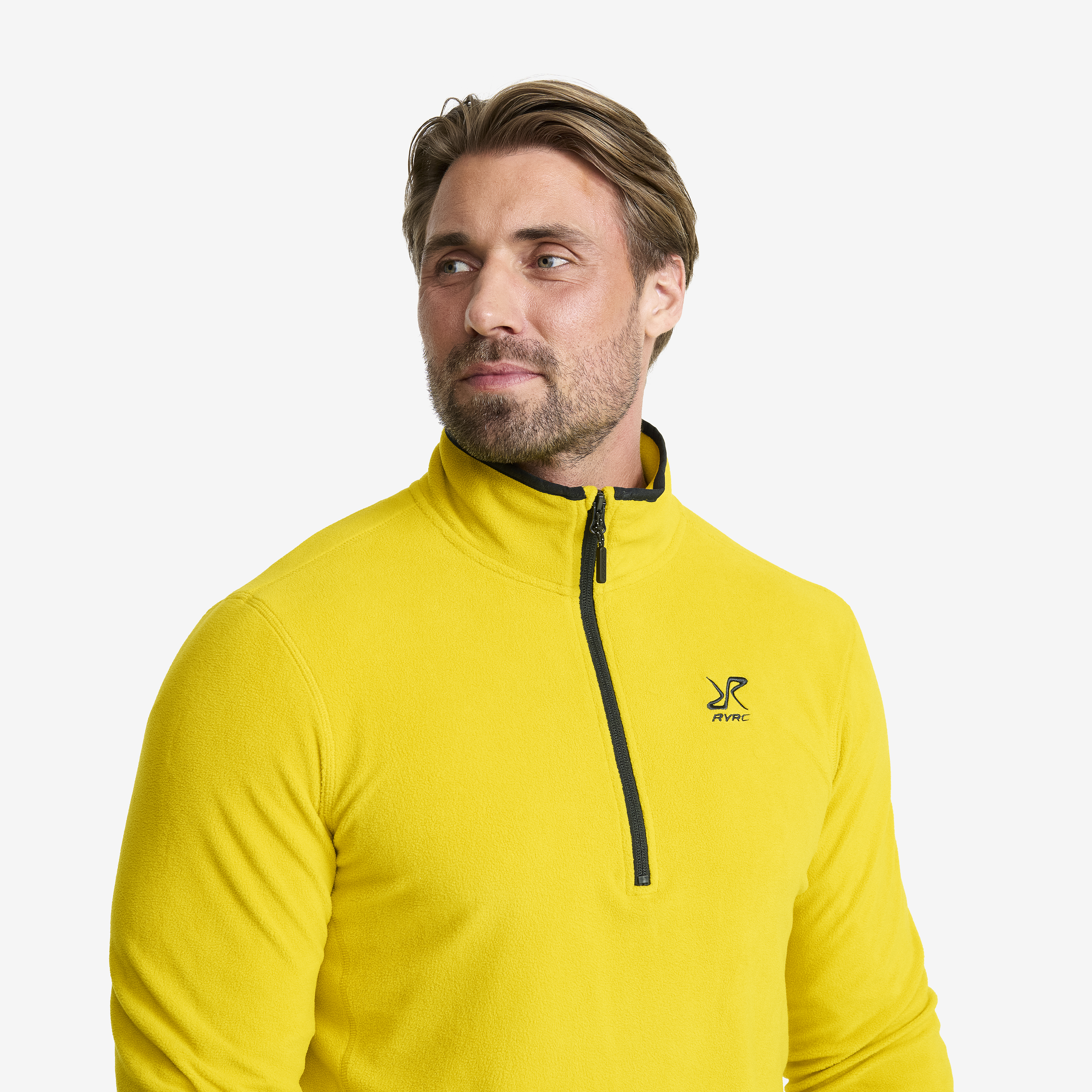 muguet  Hiker Half-zip Fleece Heren Mango Mint | RevolutionRace