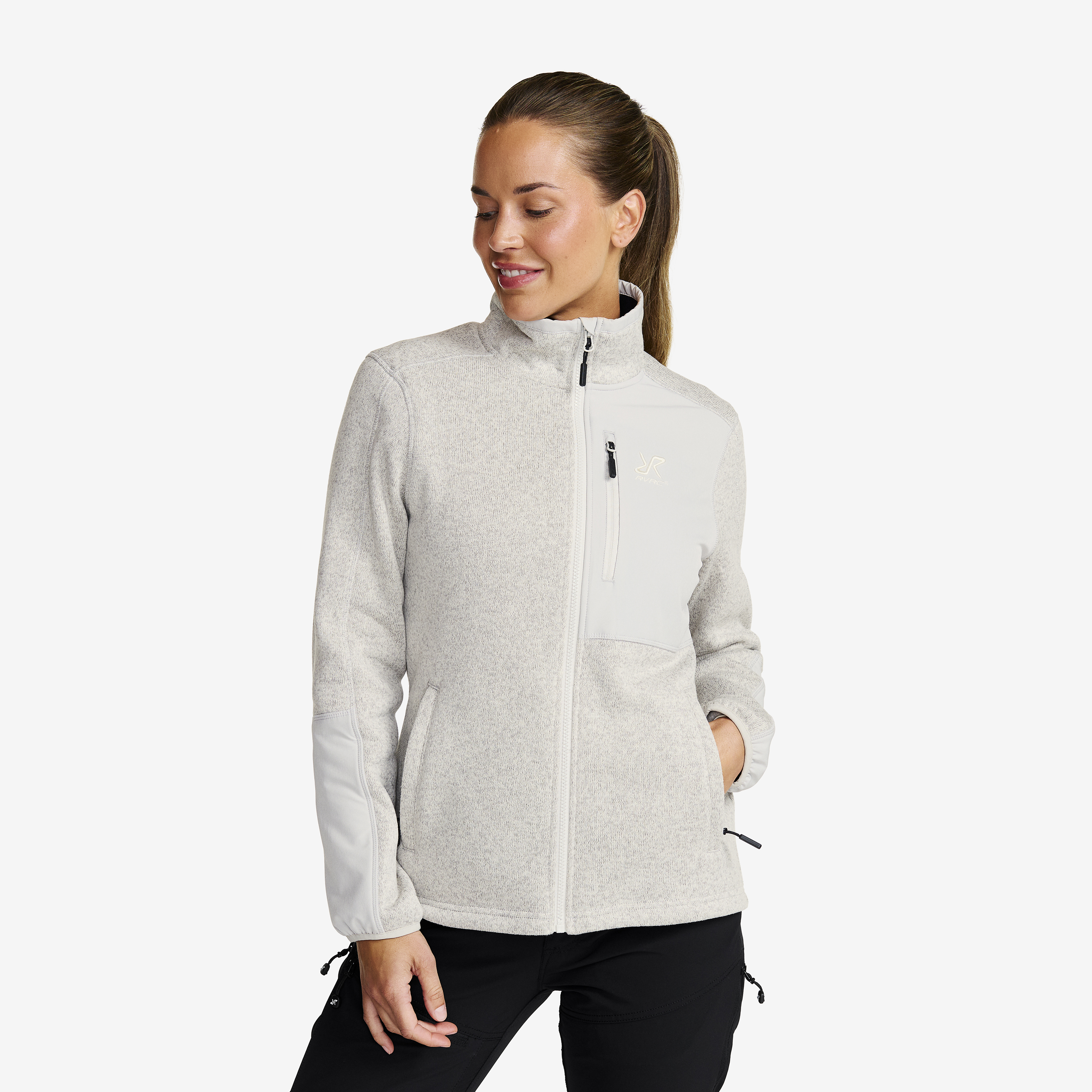 Northbound Fleece Jacket Grey Melange Mujeres, 