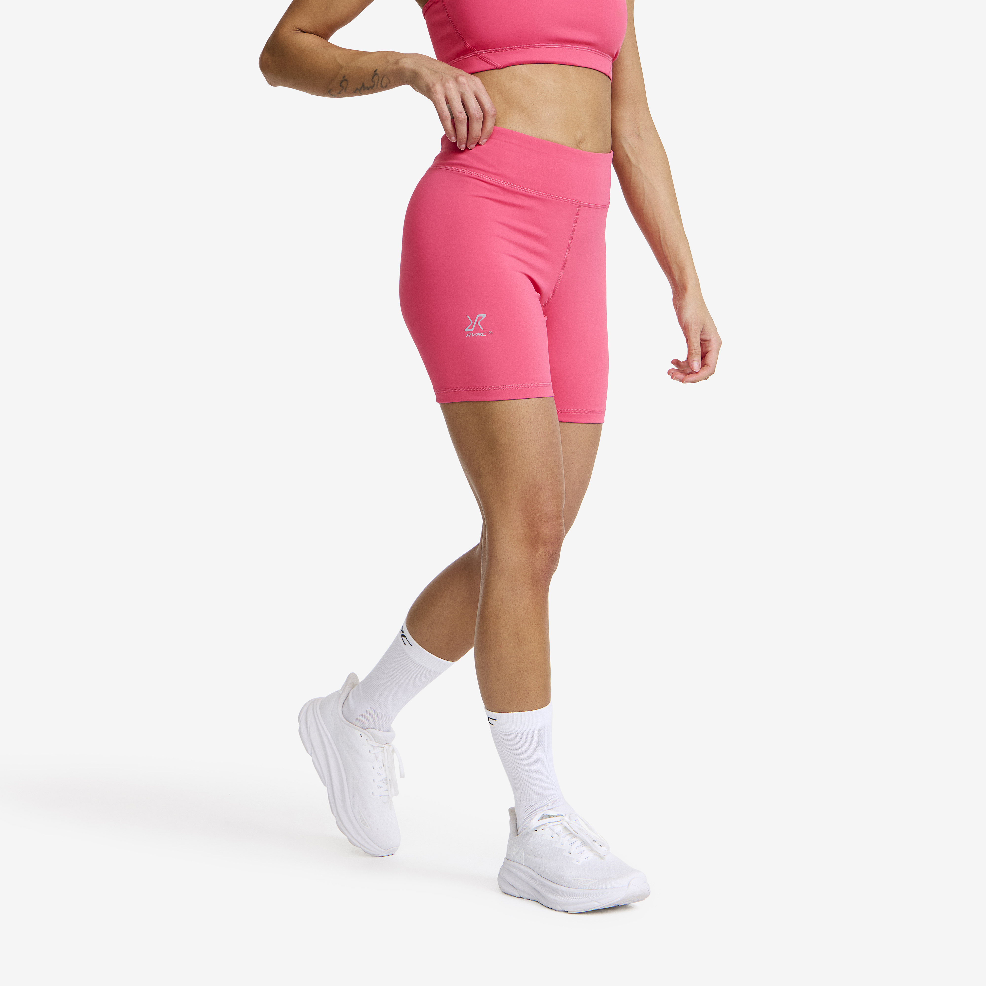 Flow High-waisted Hotpants – Dam – Fandango Pink Storlek:XL – Outdoor Tights