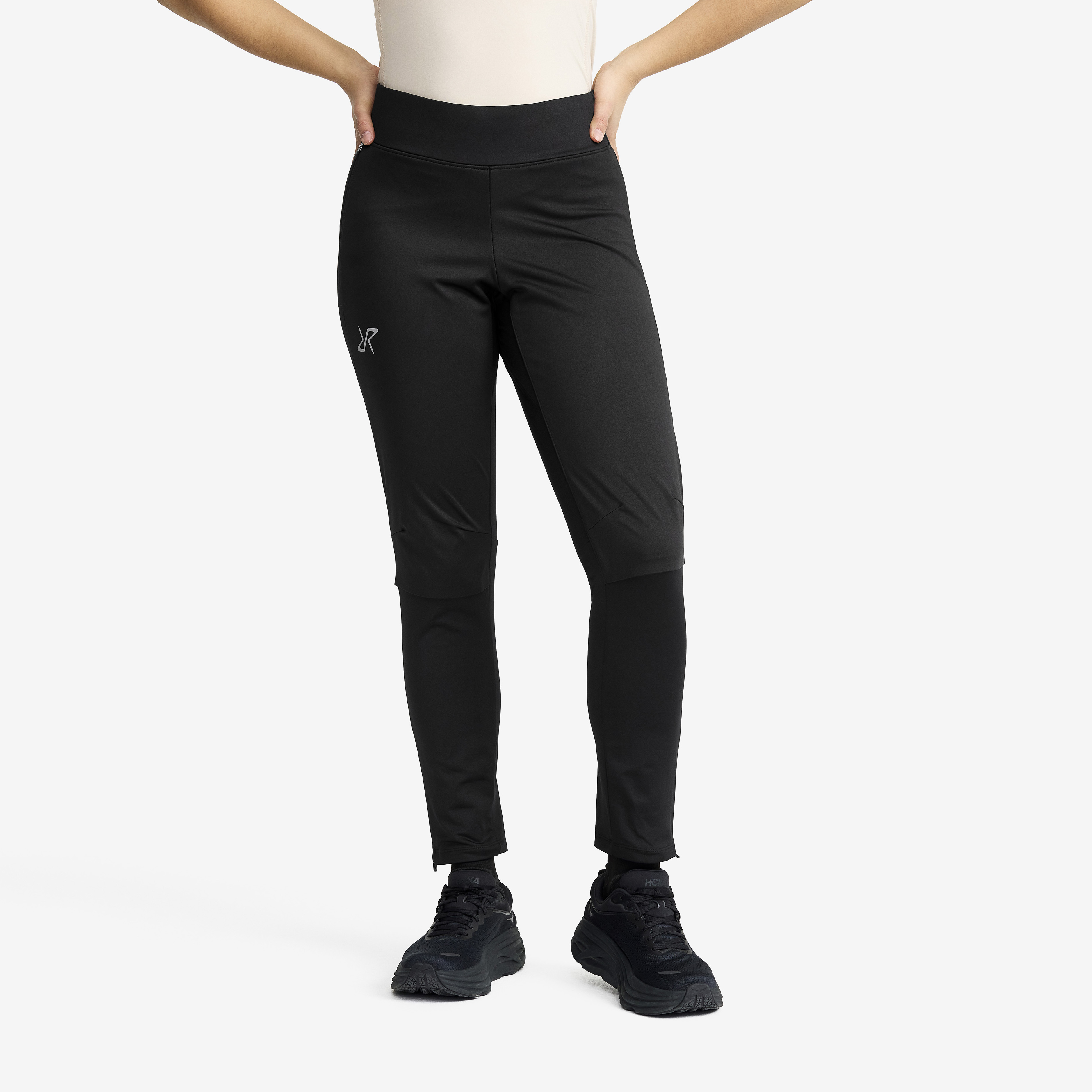 Pace Wind Tights Black Damen