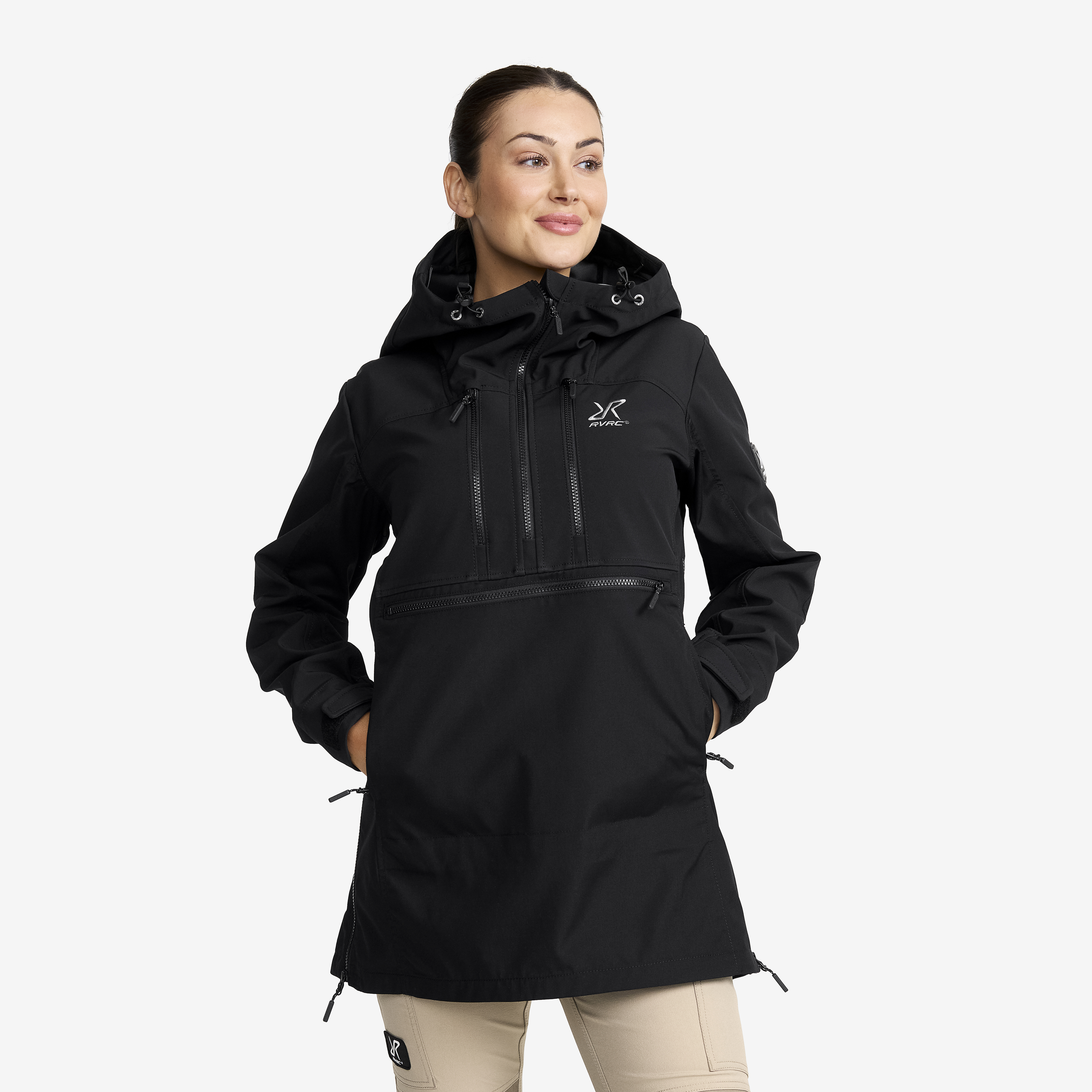 Outdoor Anorak Dam Black, :L