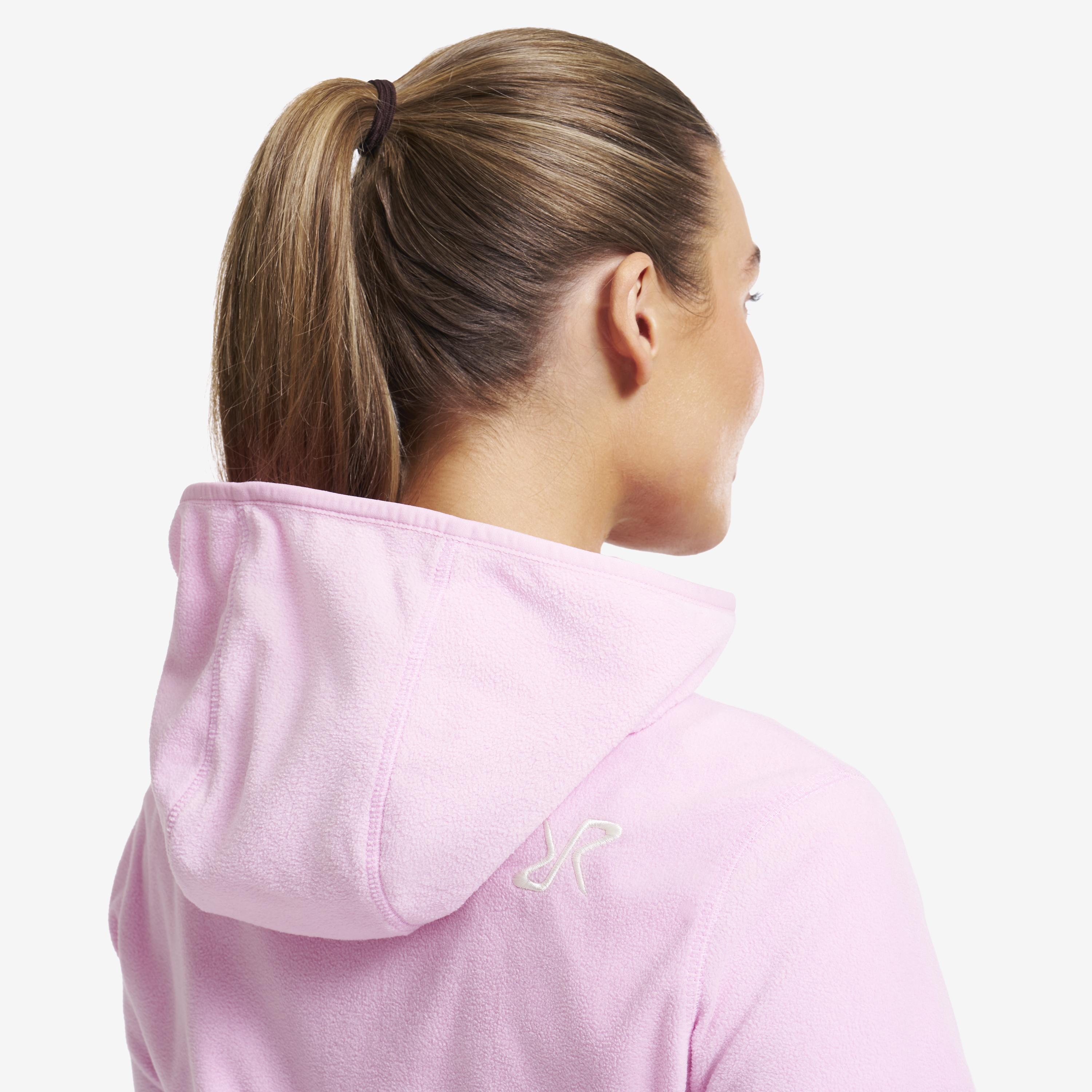 Hiker Fleece Hoodie Bright Pink Femme,
