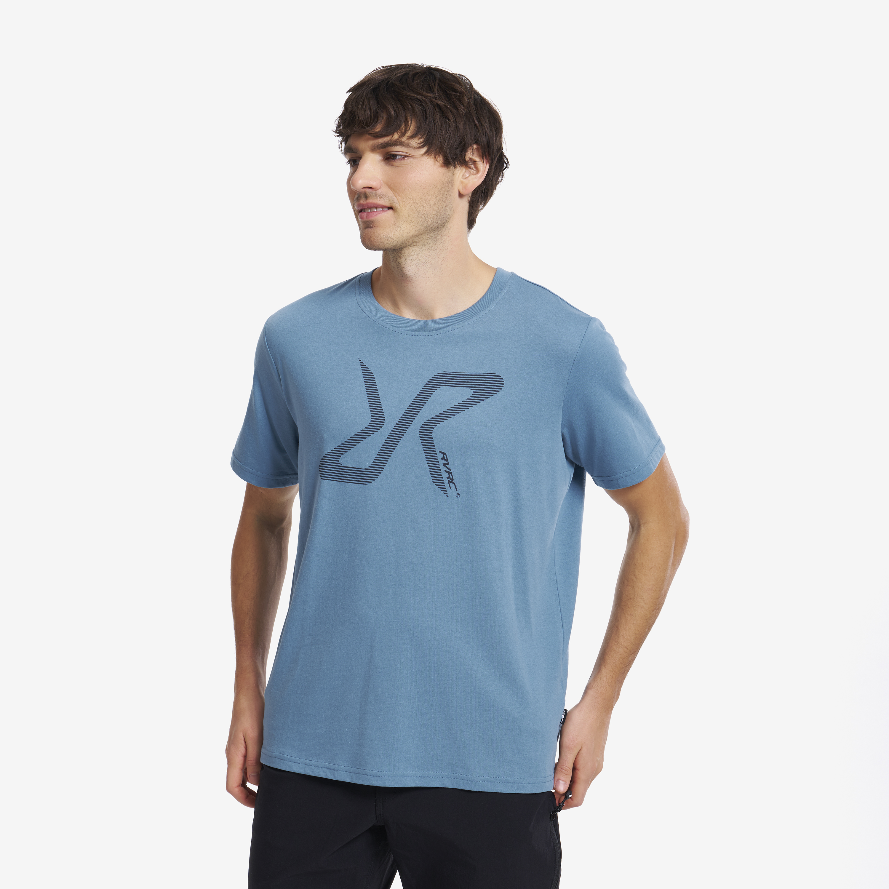 Easy Graphic Logo T-Shirt Captain's Blue Herr, 