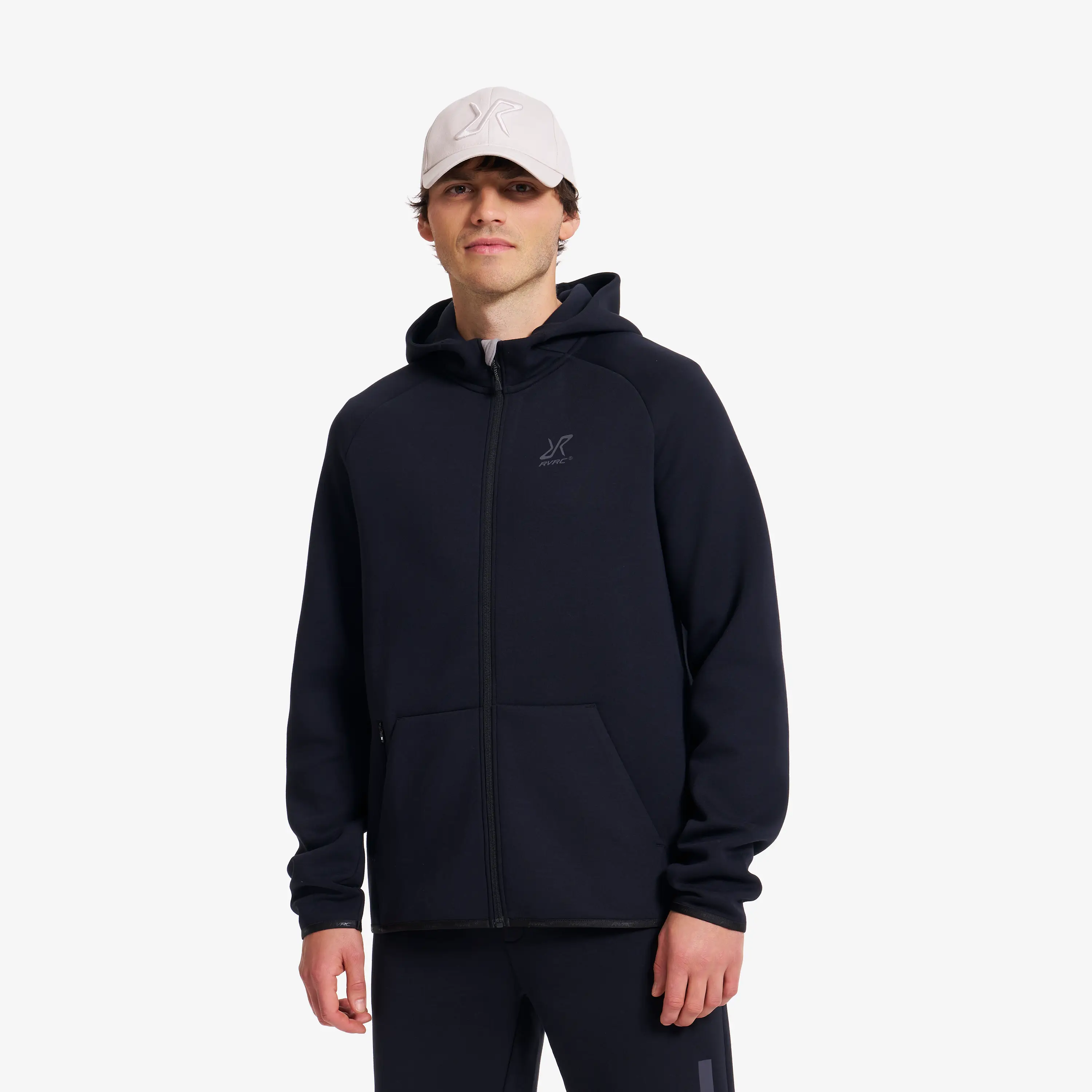 Street Scuba Full-zip Hoodie Black Herren, 