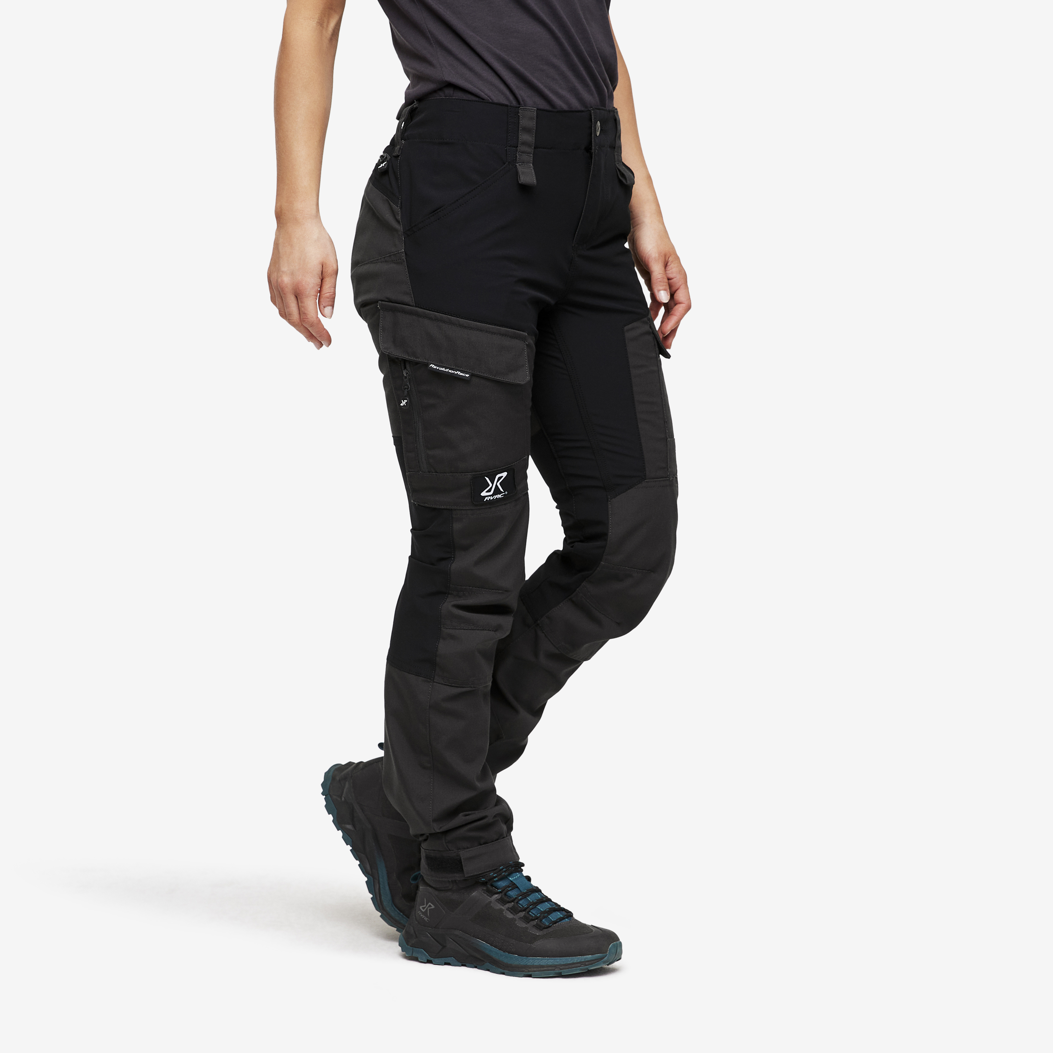 Pantalon outdoor RVRC GP Short pour femmes en noir