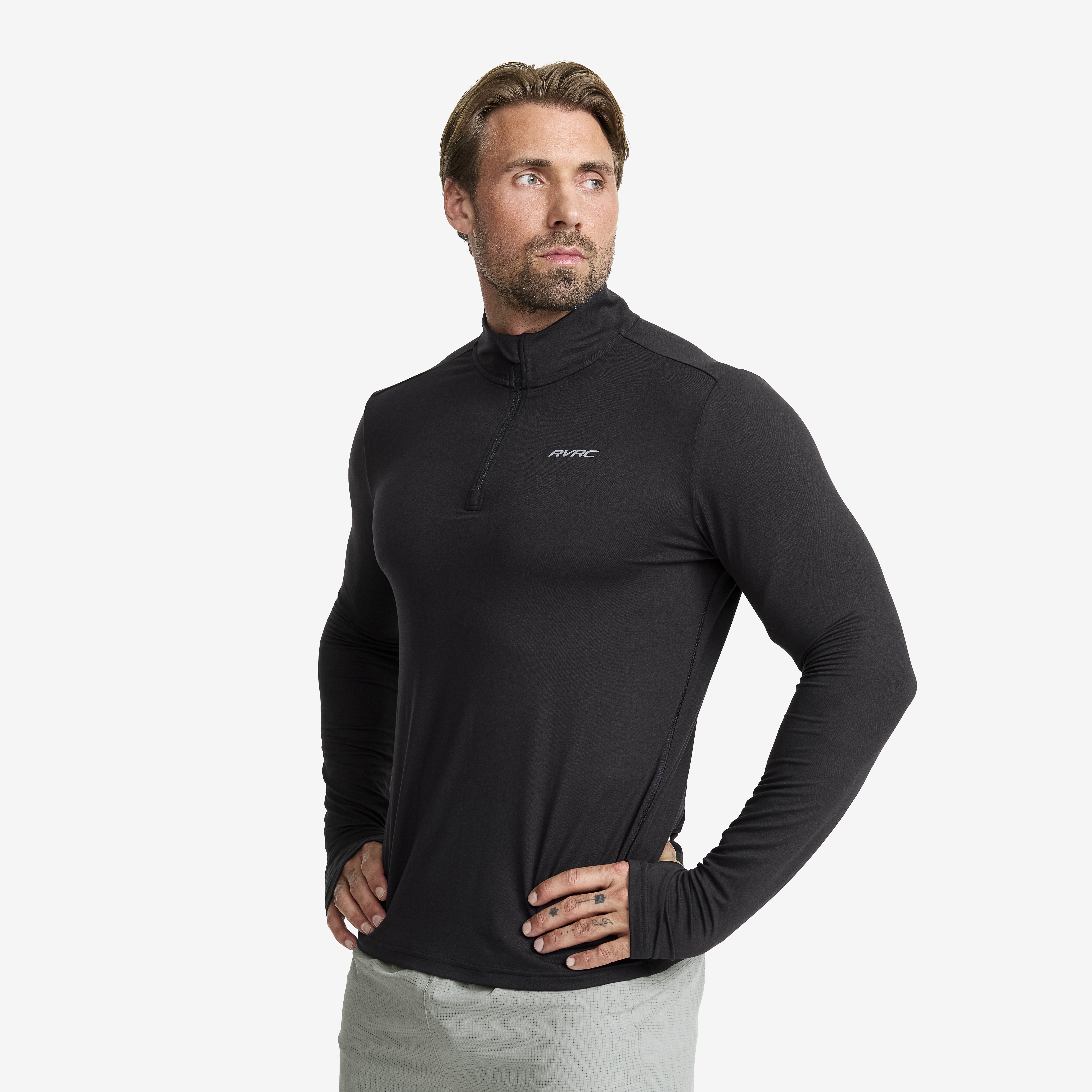 Impulse Half-zip Top Black Men,
