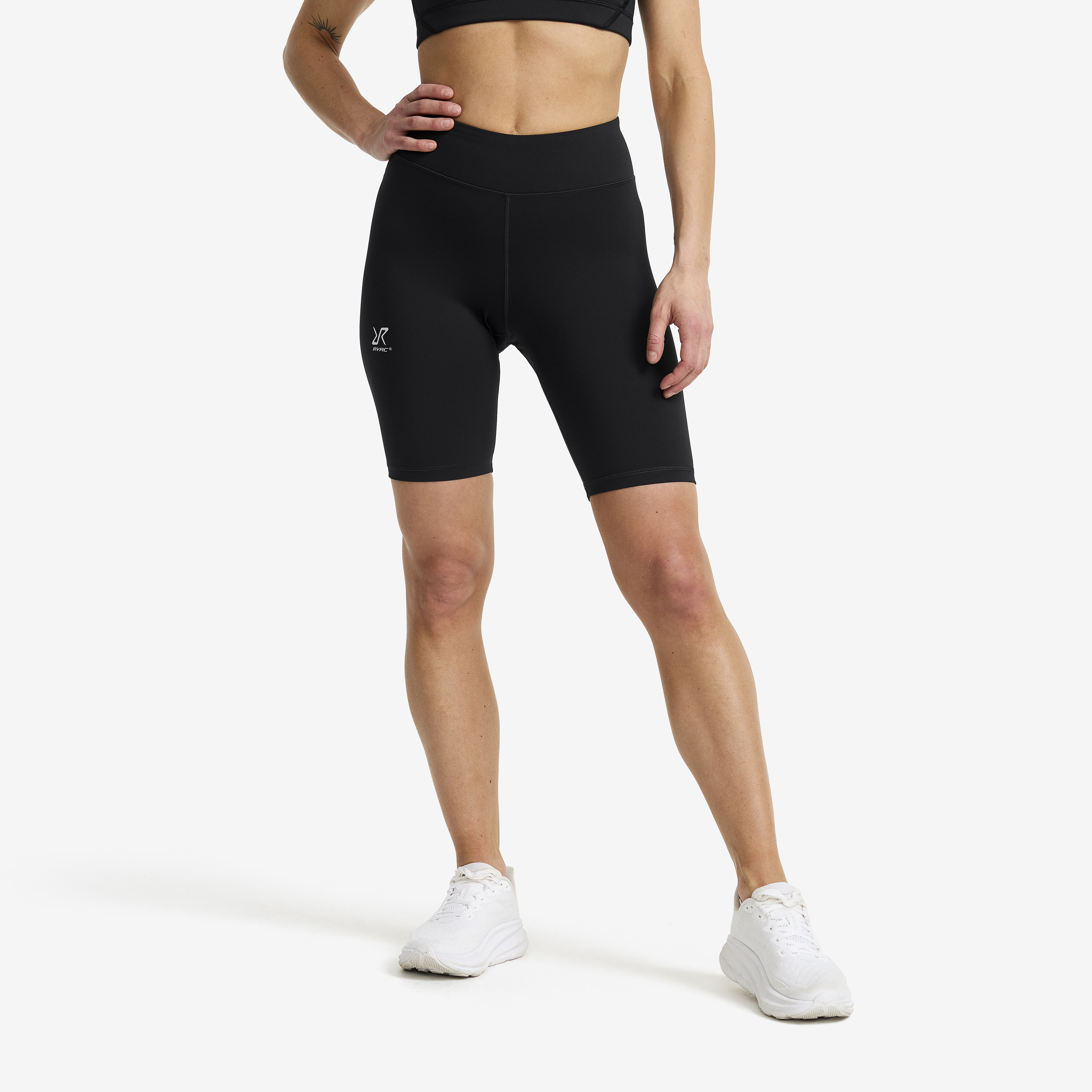 Flow High-waisted Biker Shorts Black Damen,