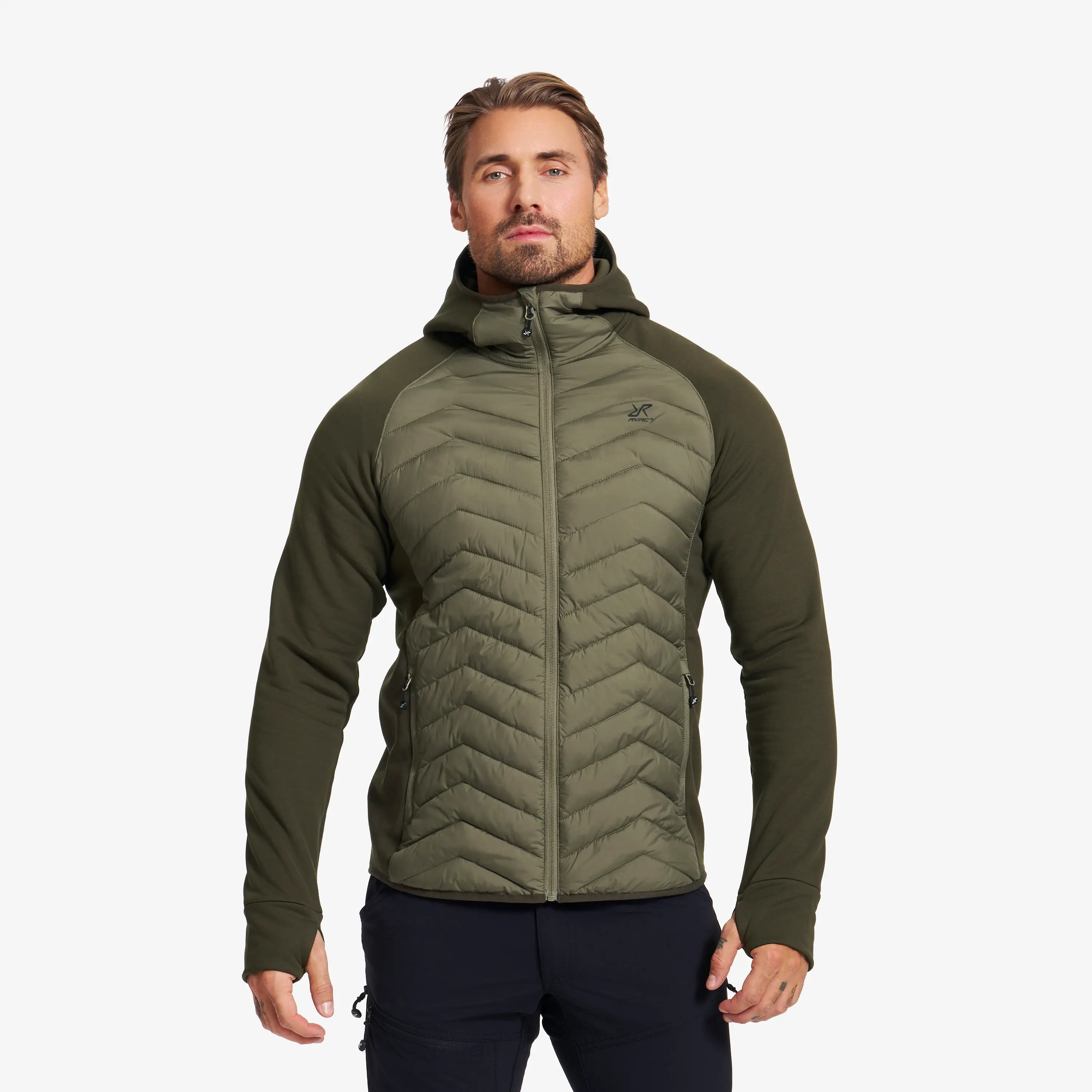 Evolution Hybrid Fleece Jacket Herre Forest Night/Kalamata