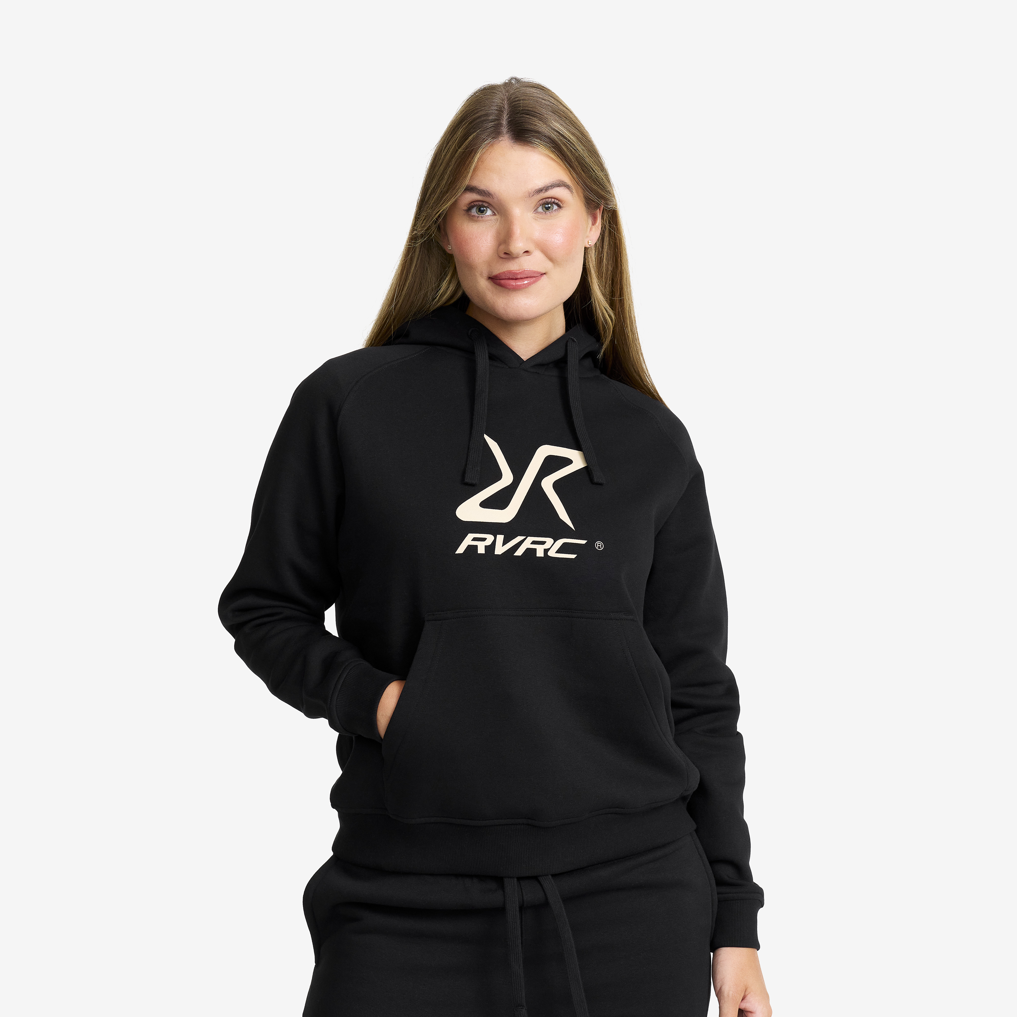 RVRC Hoodie Black/Oatmeal Damen