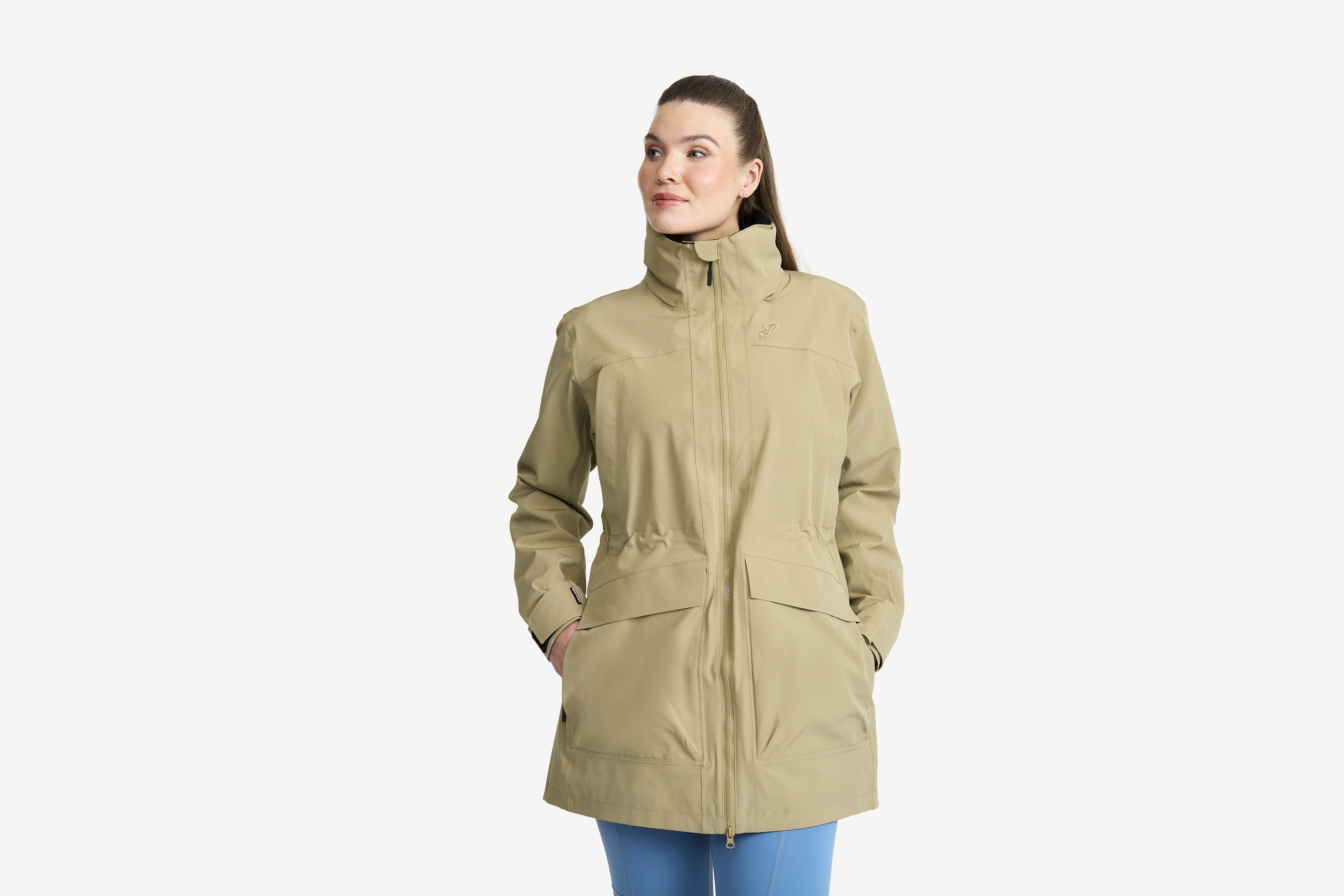 Nevis 2L Parka – Dam – Khaki Storlek:2XL – Skaljacka & Vindjacka