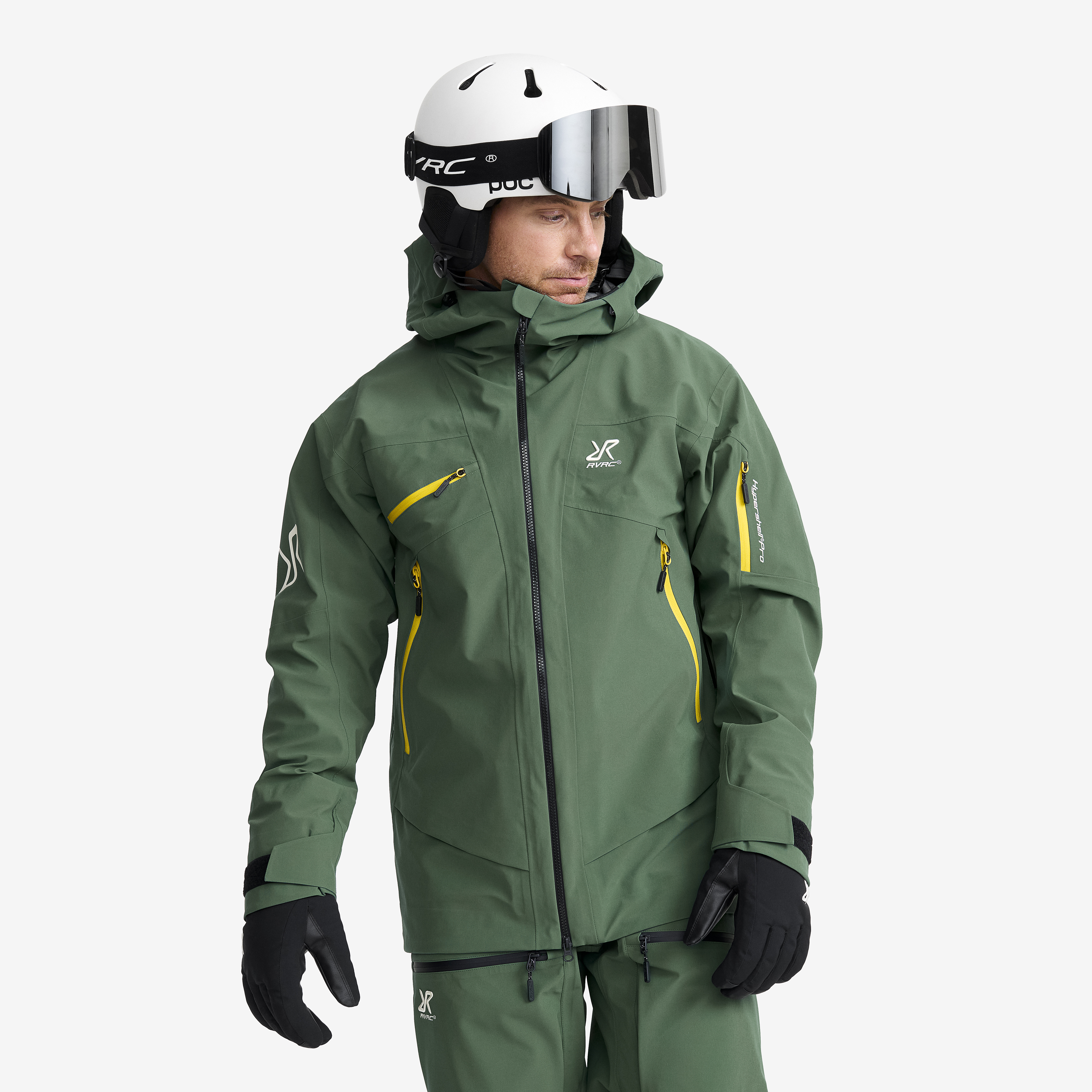 Atlas 3L Ski Jacket Herre Garden Topiary, Størrelse:M - Skijakker