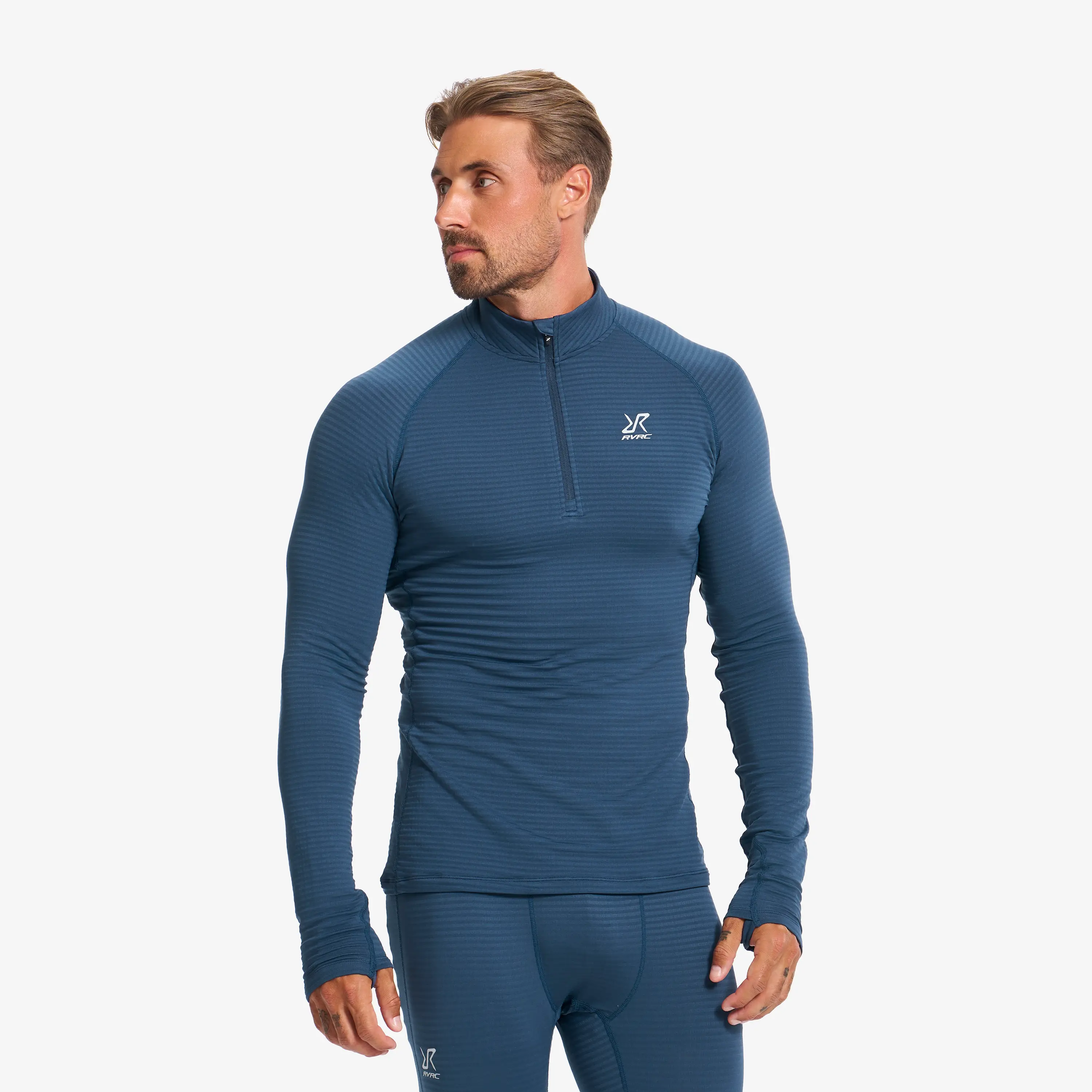 Tour Thermal Half-zip Base Layer Top Insignia Blue Homme,