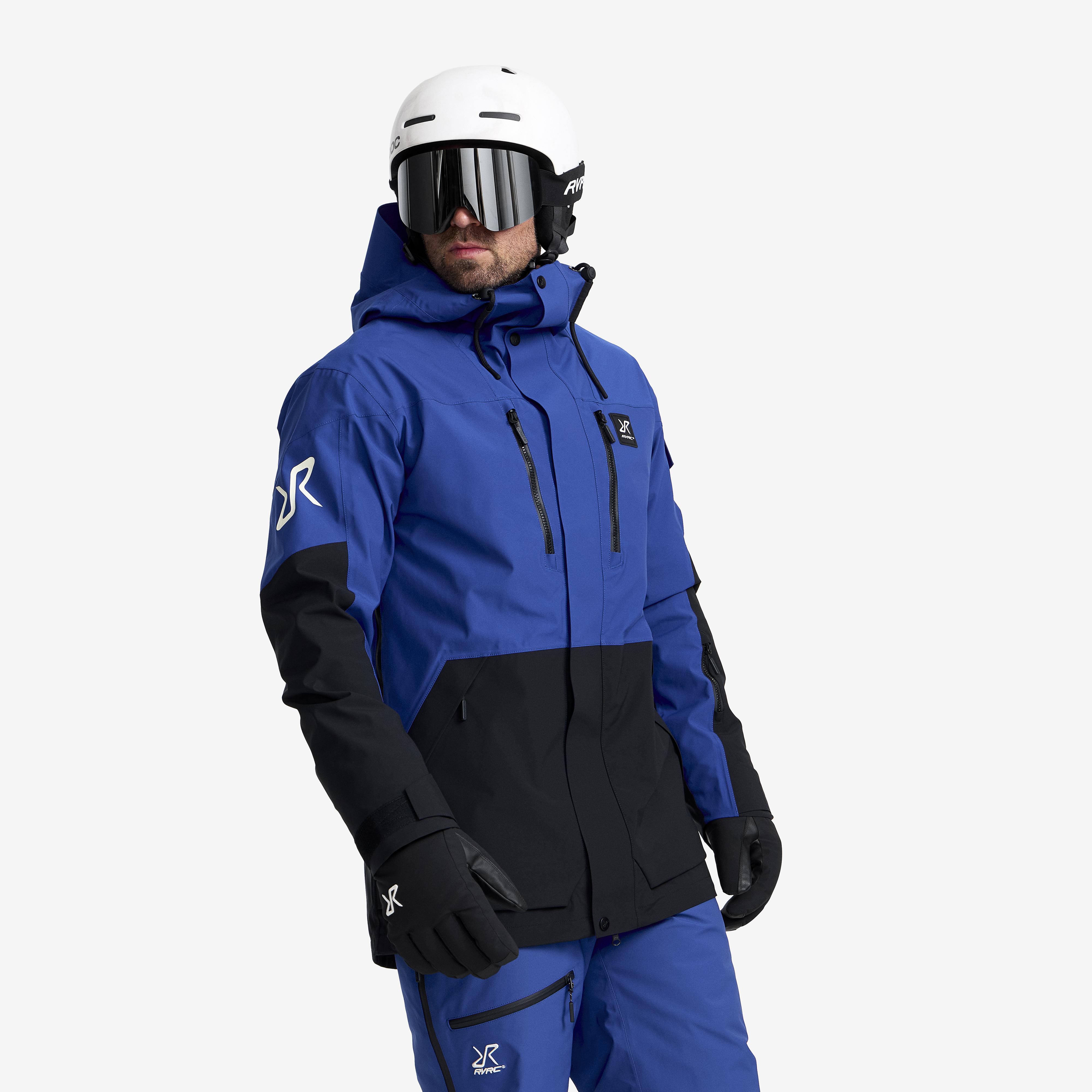 SNIDEL ダークブルー AccXel 2L Ski Jacket Men Surf the Web/Black | RevolutionRace