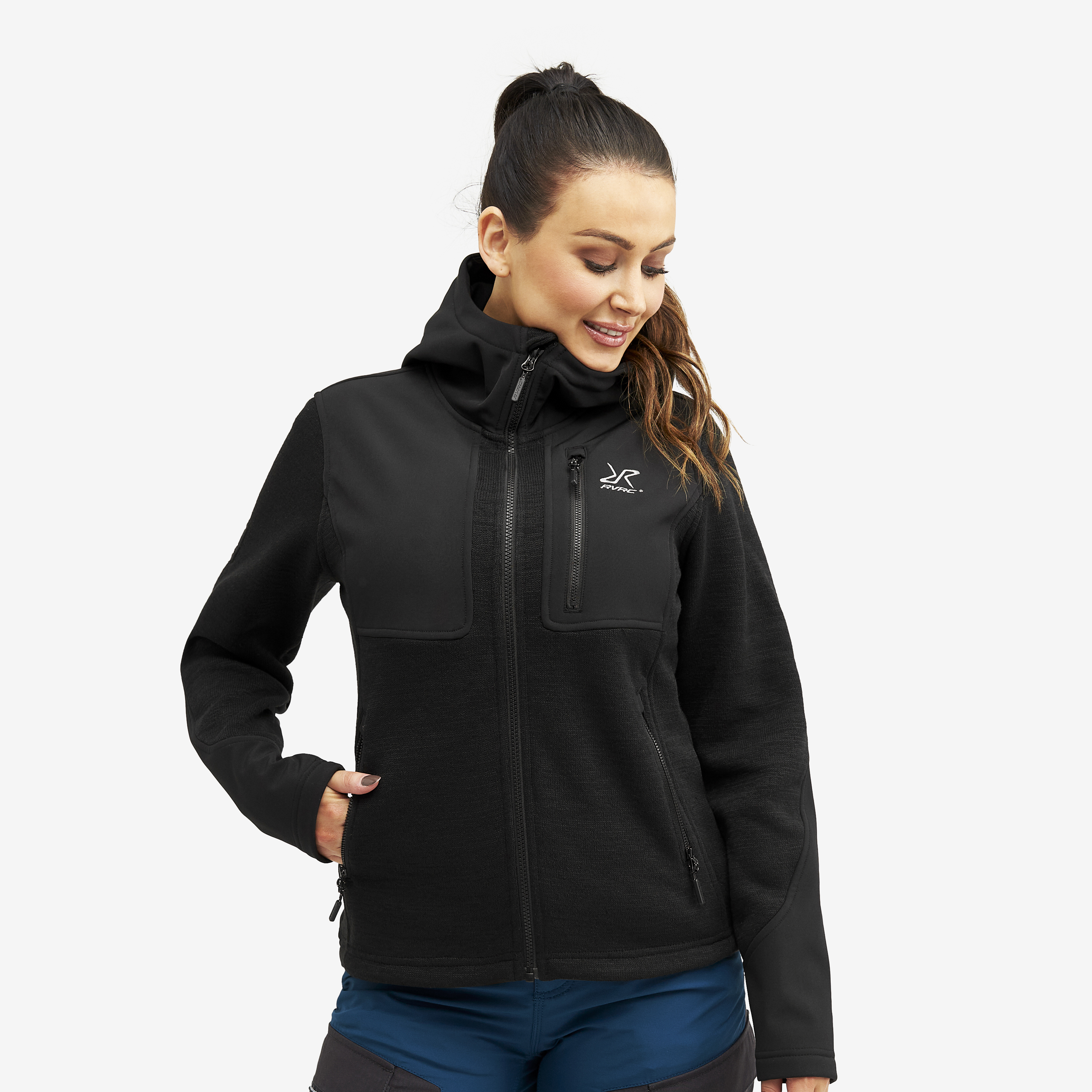 Wander Pro Wool Hoodie Naiset Charcoal Black Koko:M – > Paidat > Hupparit