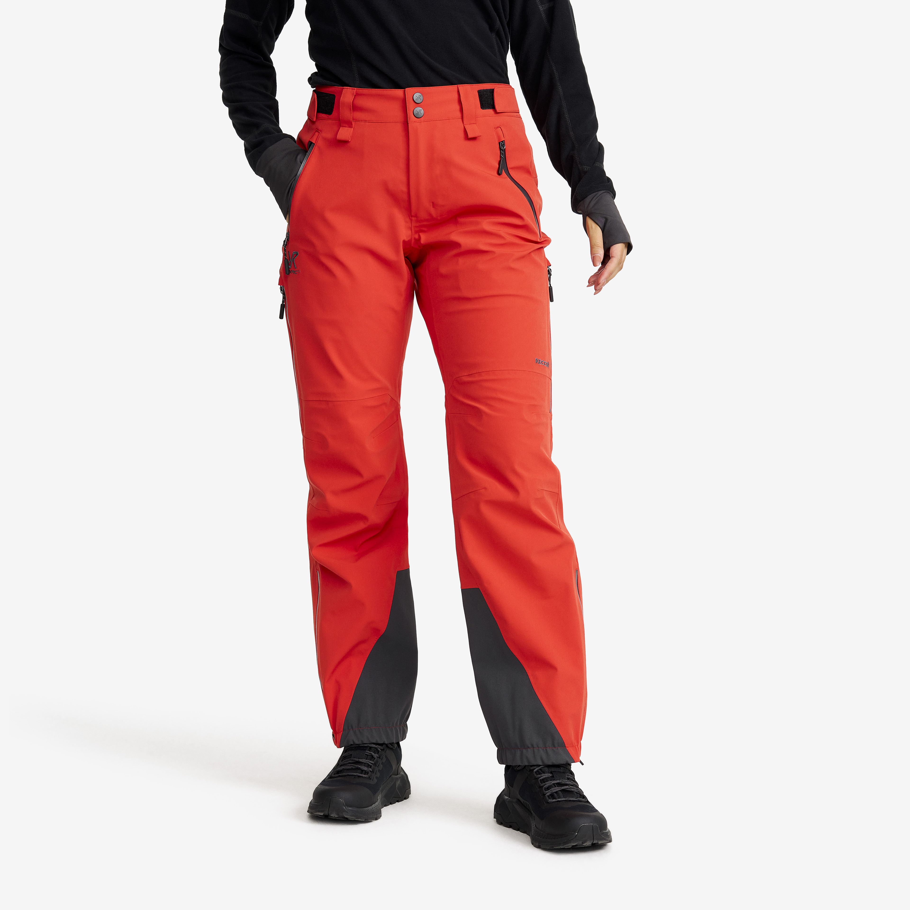 Cyclone 3L Shell Pants Aurora Red Femme