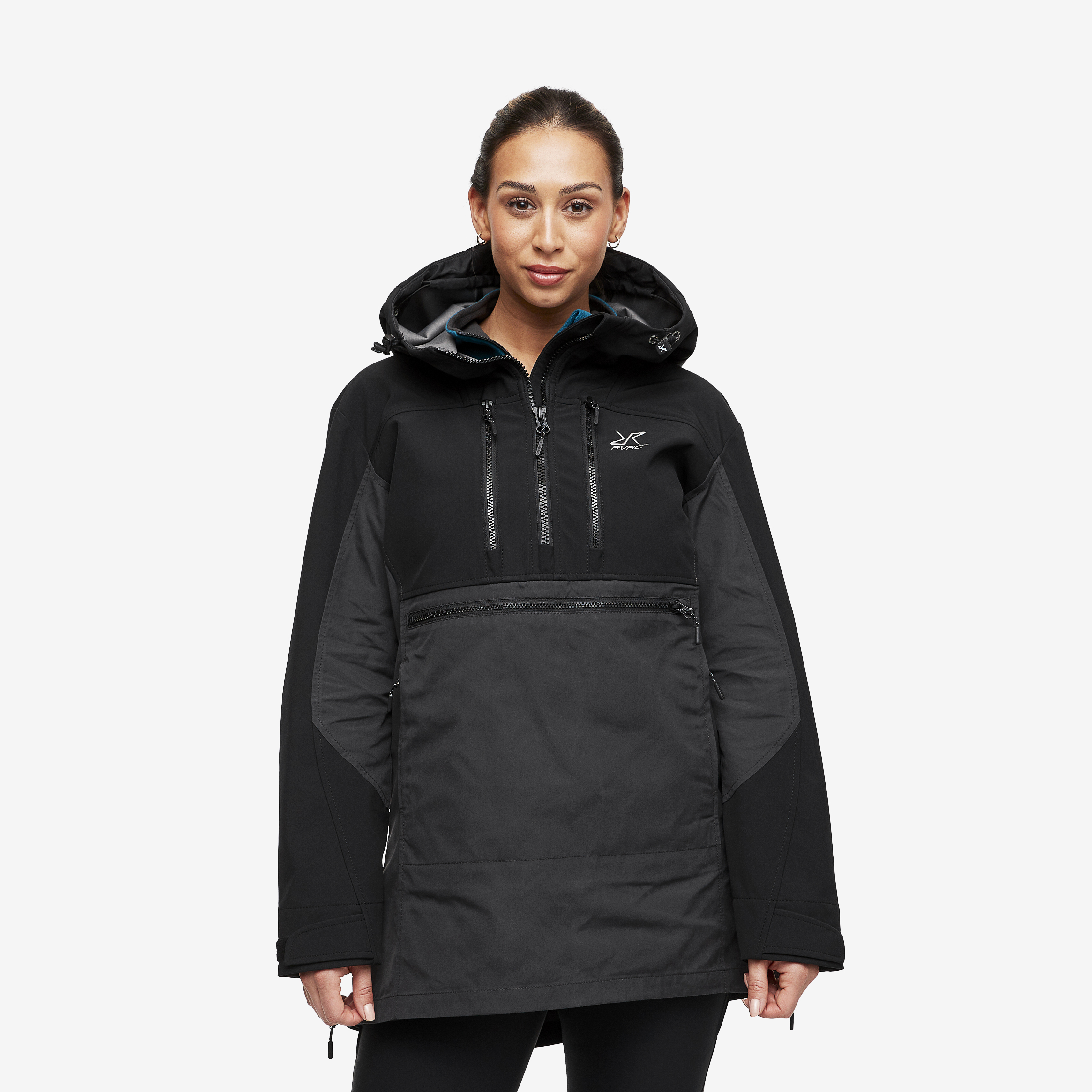 Outdoor Anorak – Dam – Jetblack Storlek:XS – Skaljacka & Vindjacka