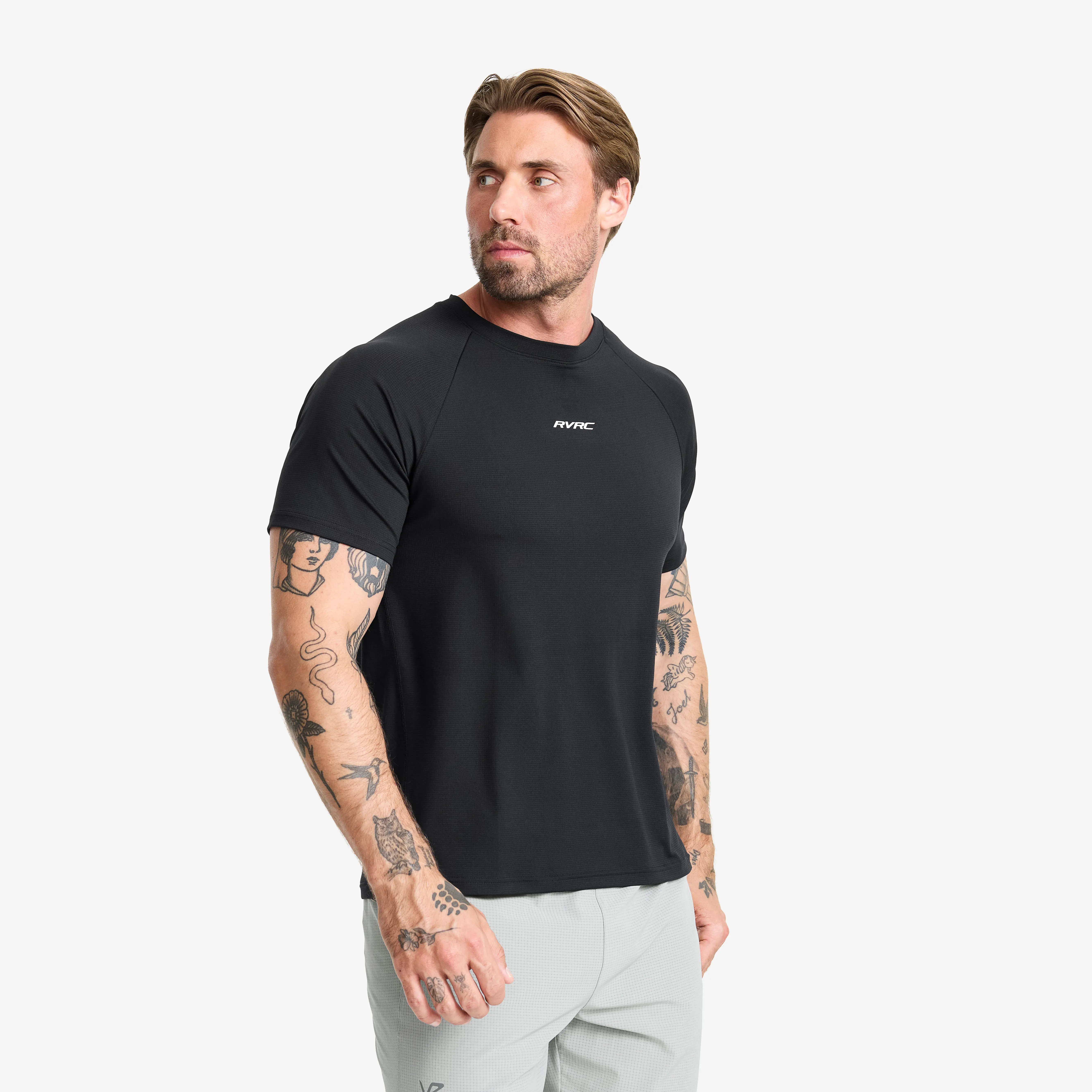 Pulse Active T-shirt Black Męskie, 