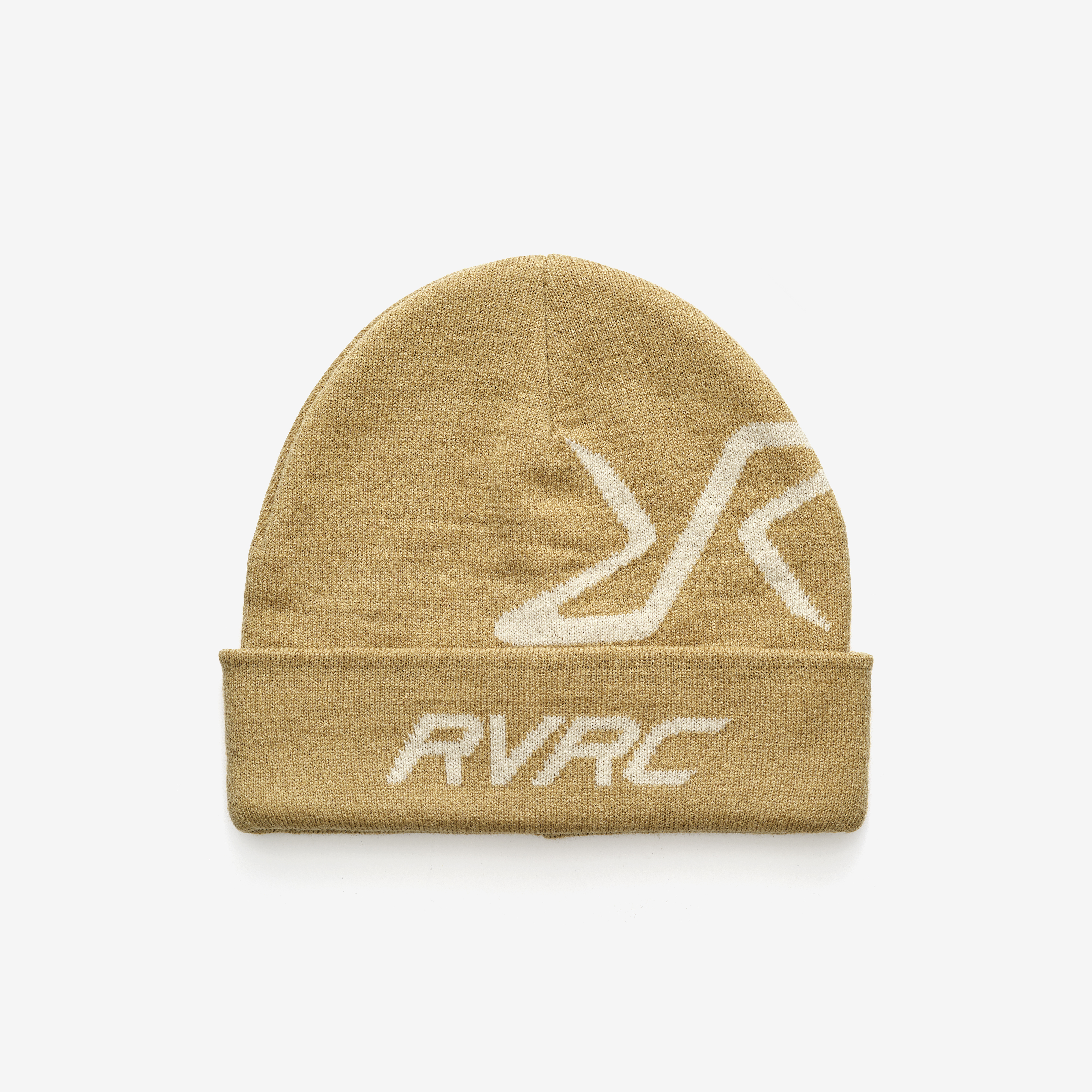 RVRC Graphic Wool Beanie Kelp Beige,