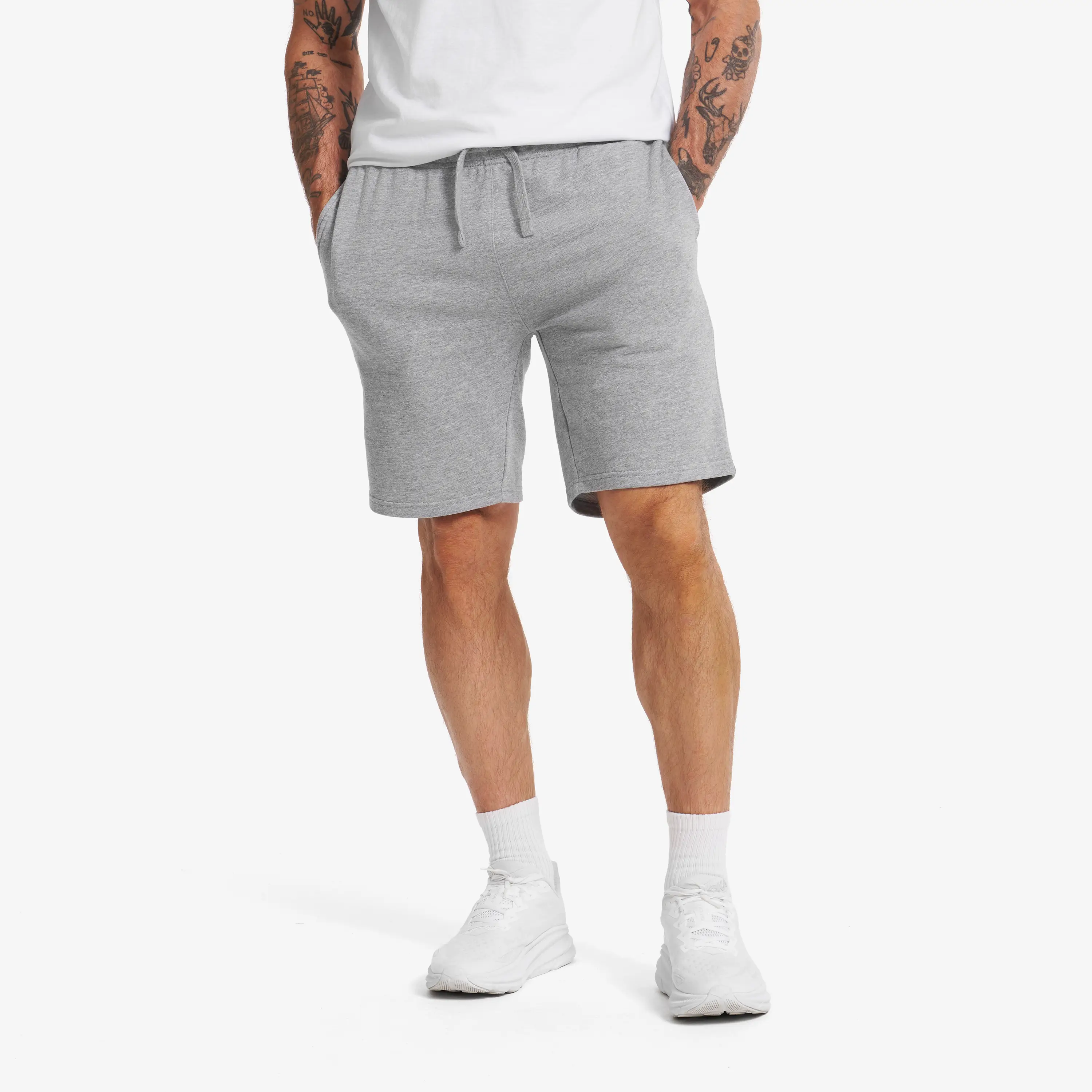 RVRC Sweat Shorts Grey Melange Meestele, 