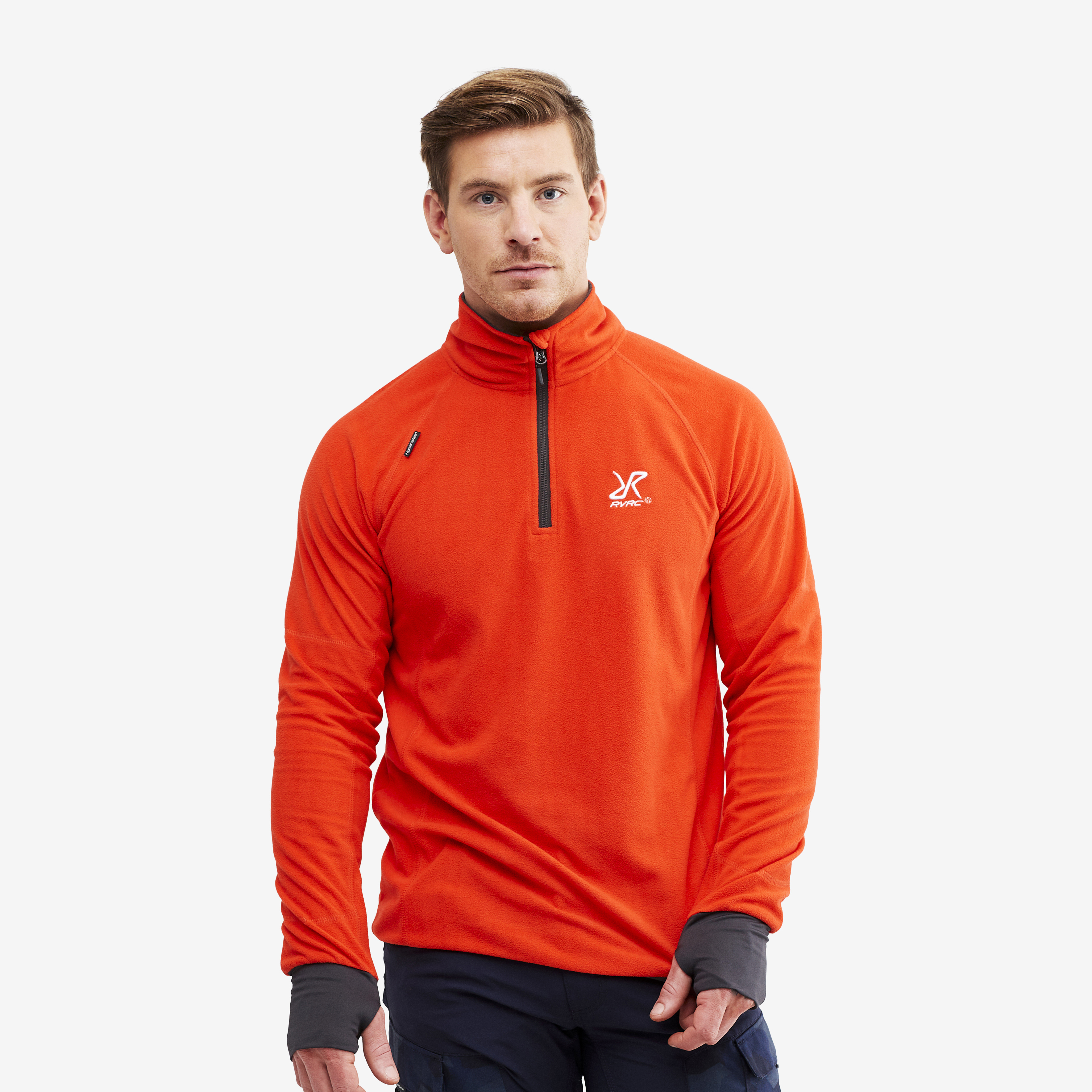 RevolutionRace Hiker Fleece Hoodie voor Heren, Lichtgewicht en rekbare fleece hoodie, Desert Sun, M