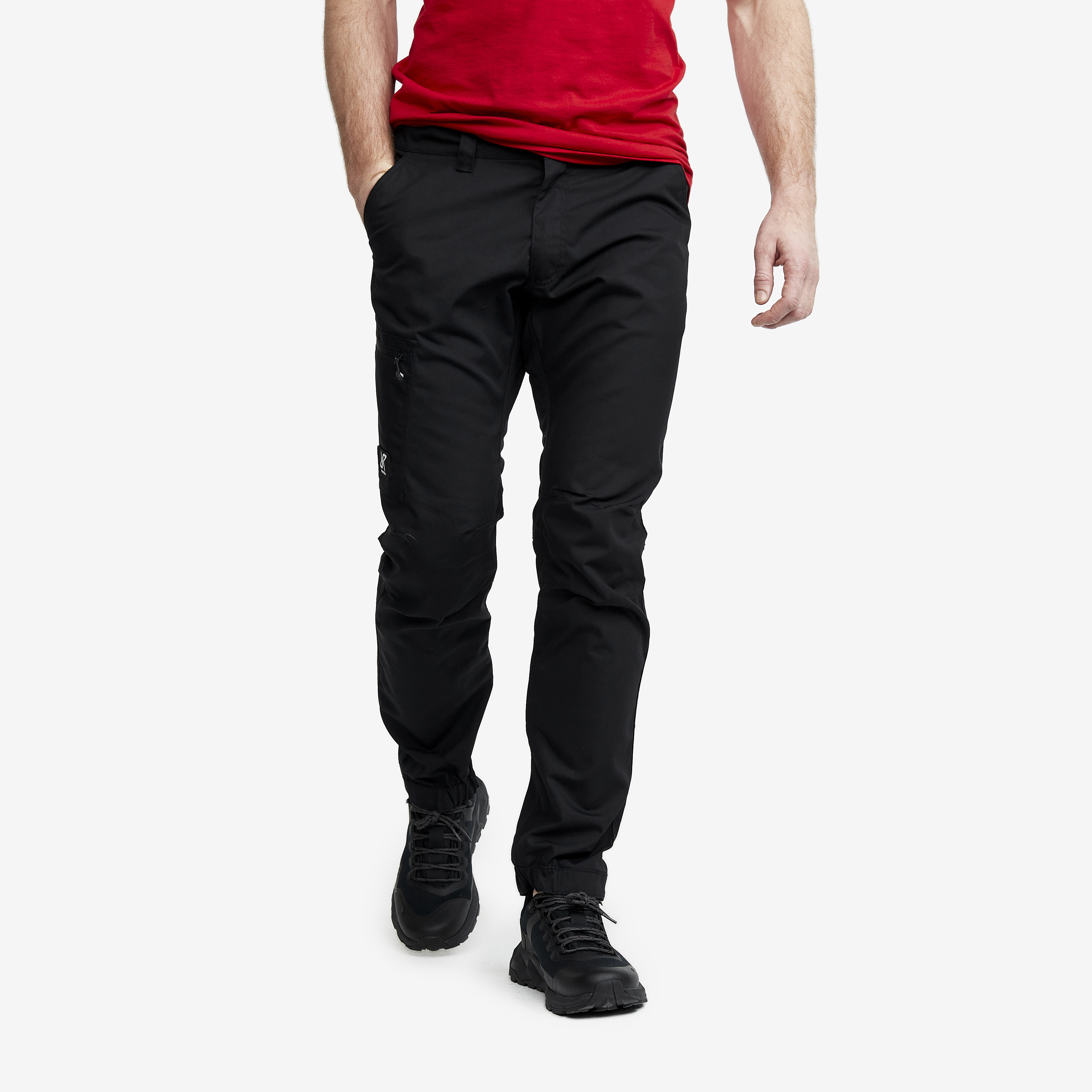Outdoor Basic Pants - Herr - Black, Storlek:XL - Friluftsbyxor & Fritidsbyxor