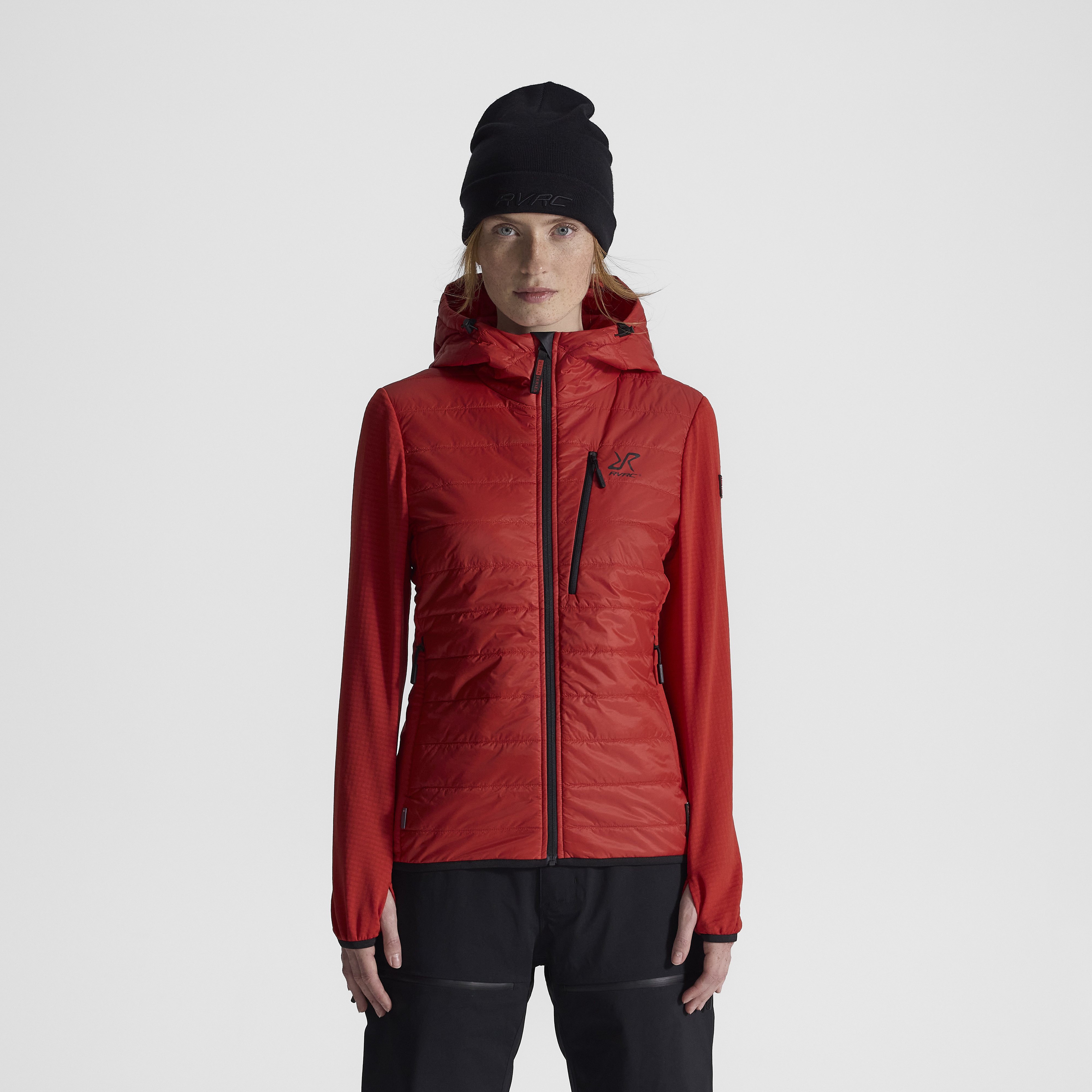 Ultra Hybrid Jacket Dame Aura Red, Størrelse:2XL - Vinterjakker