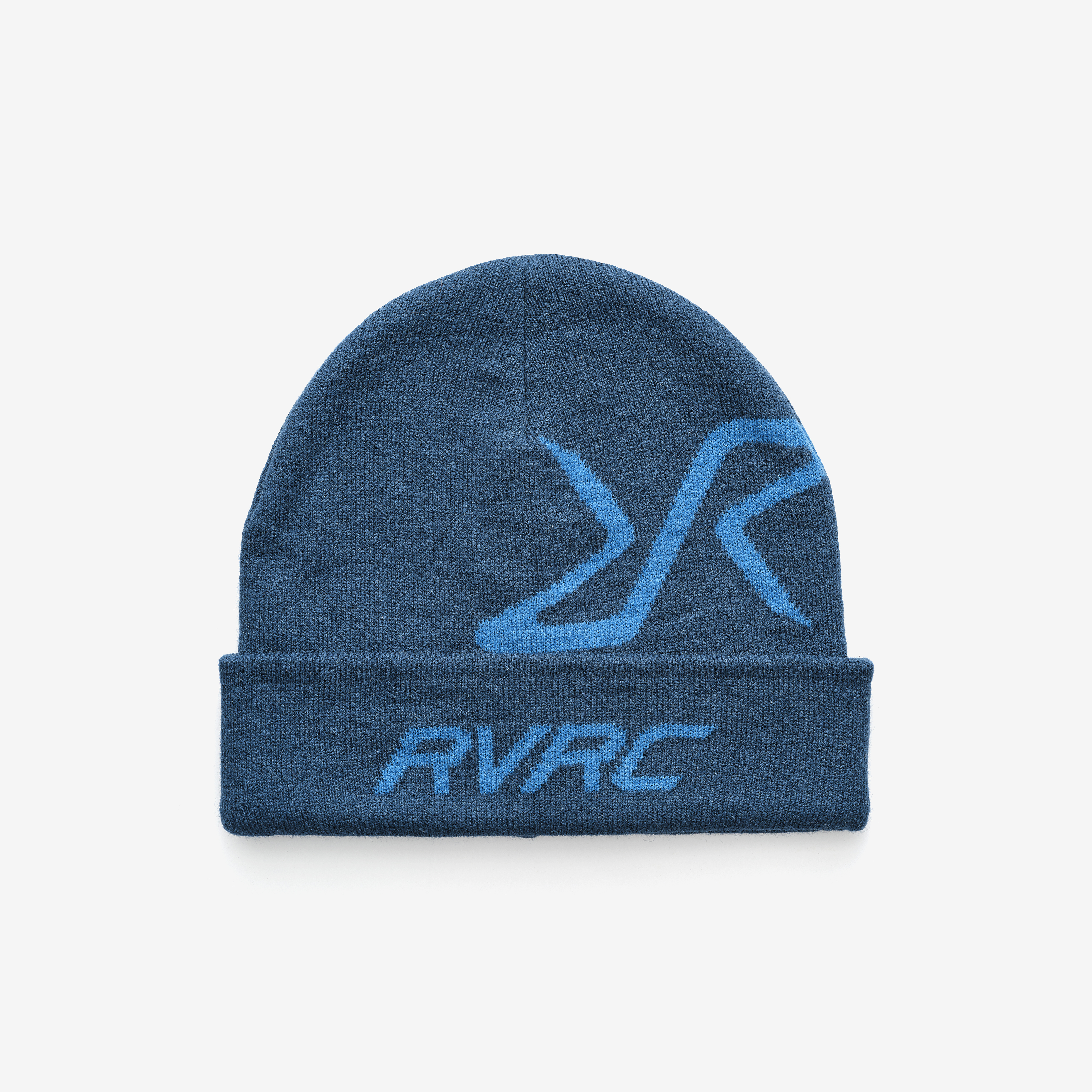 RVRC Graphic Wool Beanie Blue Opal