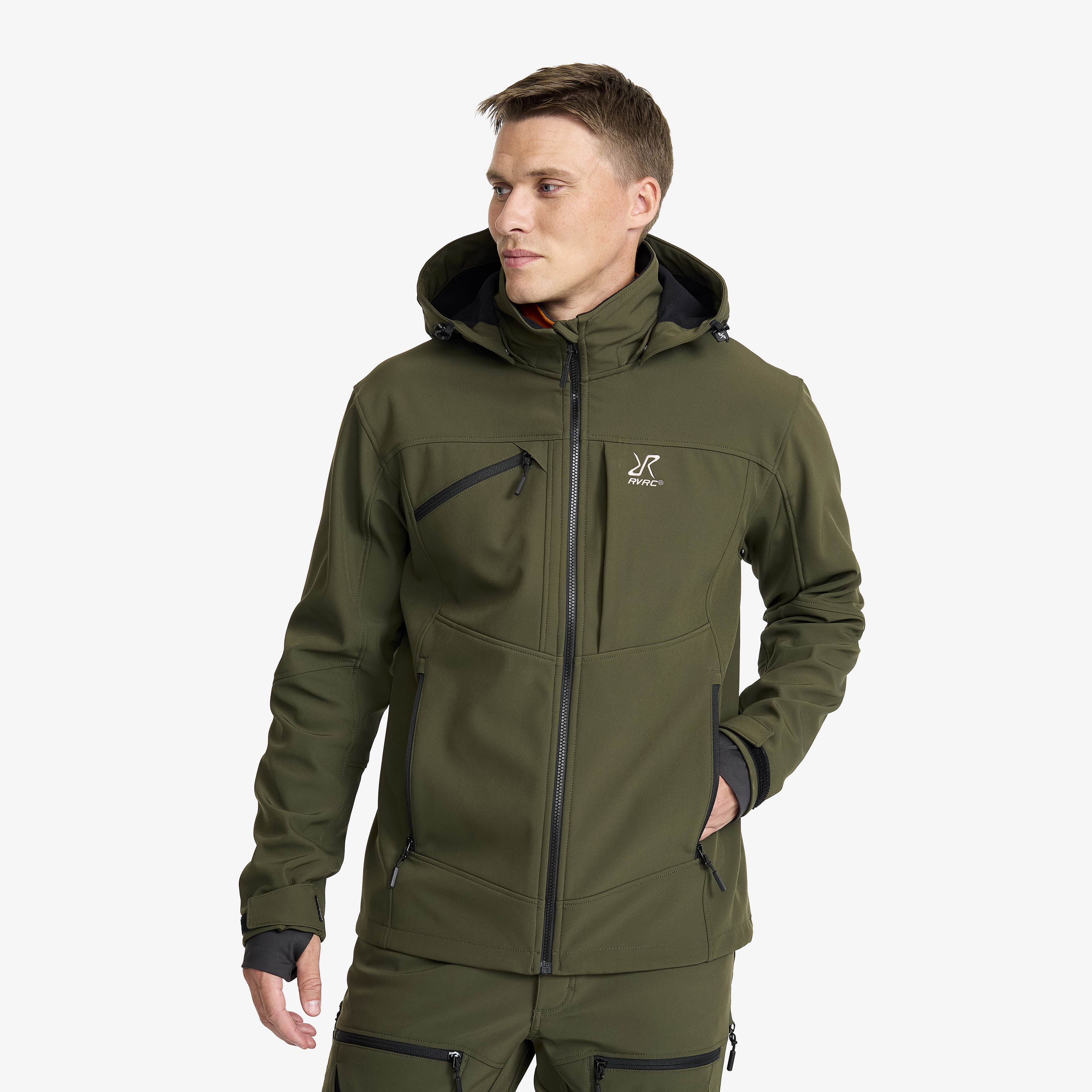 Hiball Softshell Jacket Forest Night Herren