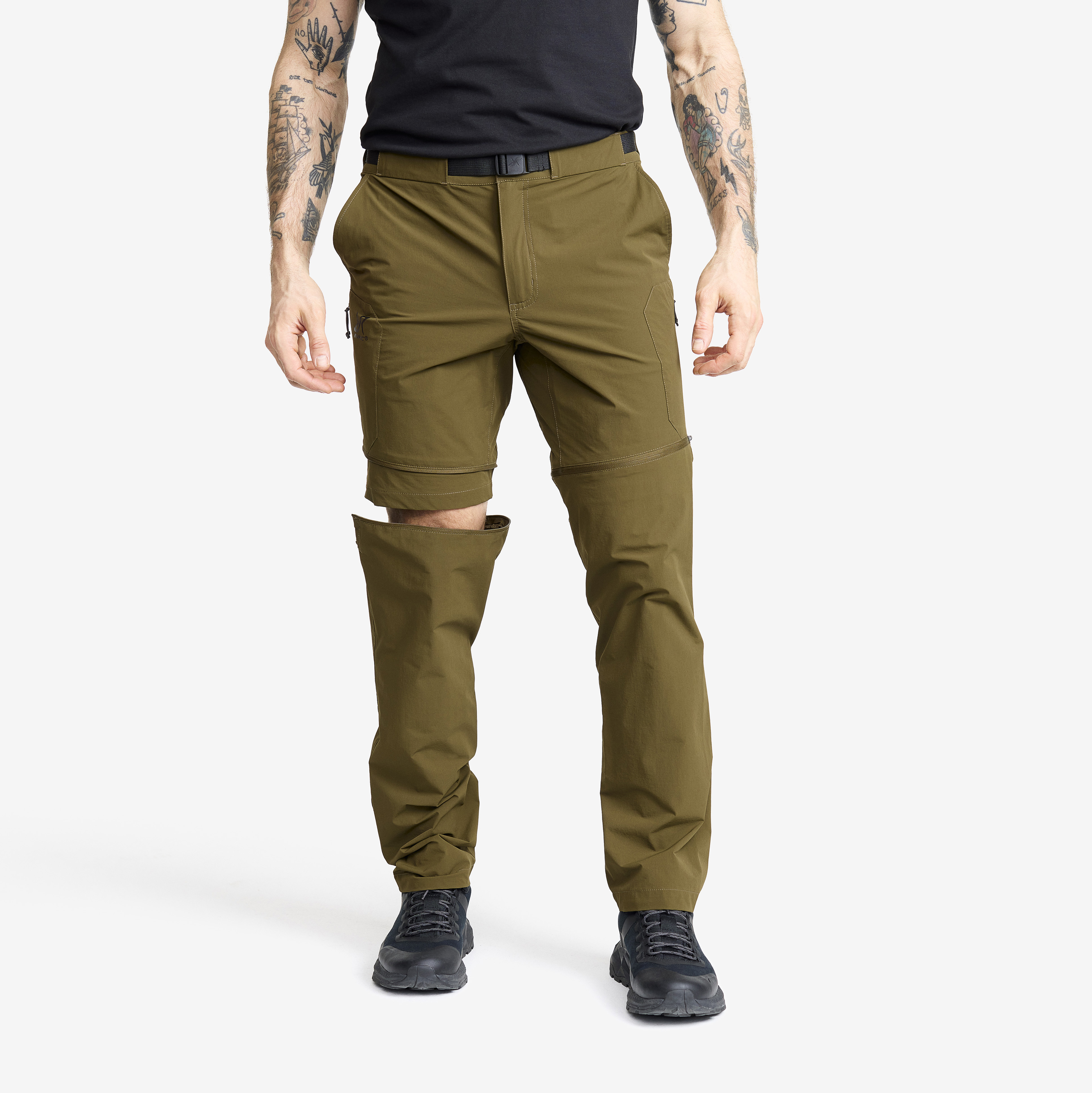 Universe Lightweight Zip-off Pants Miehet Dark Olive Koko:3XL – Zip-off-housut