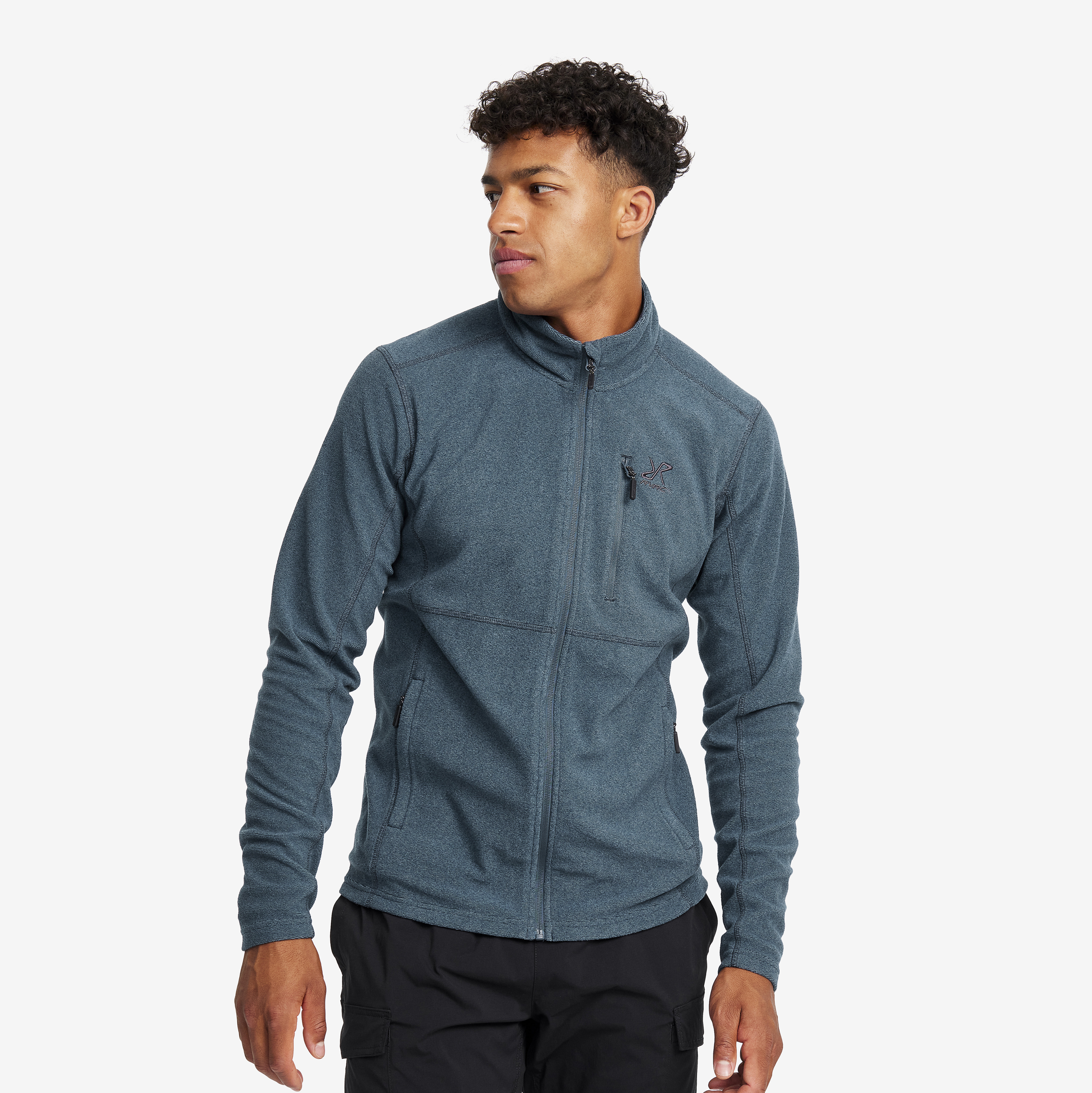 Essential Full-zip Fleece – Herr – Moonlit Ocean Storlek:2XL – Herr > Tröjor > Fleece