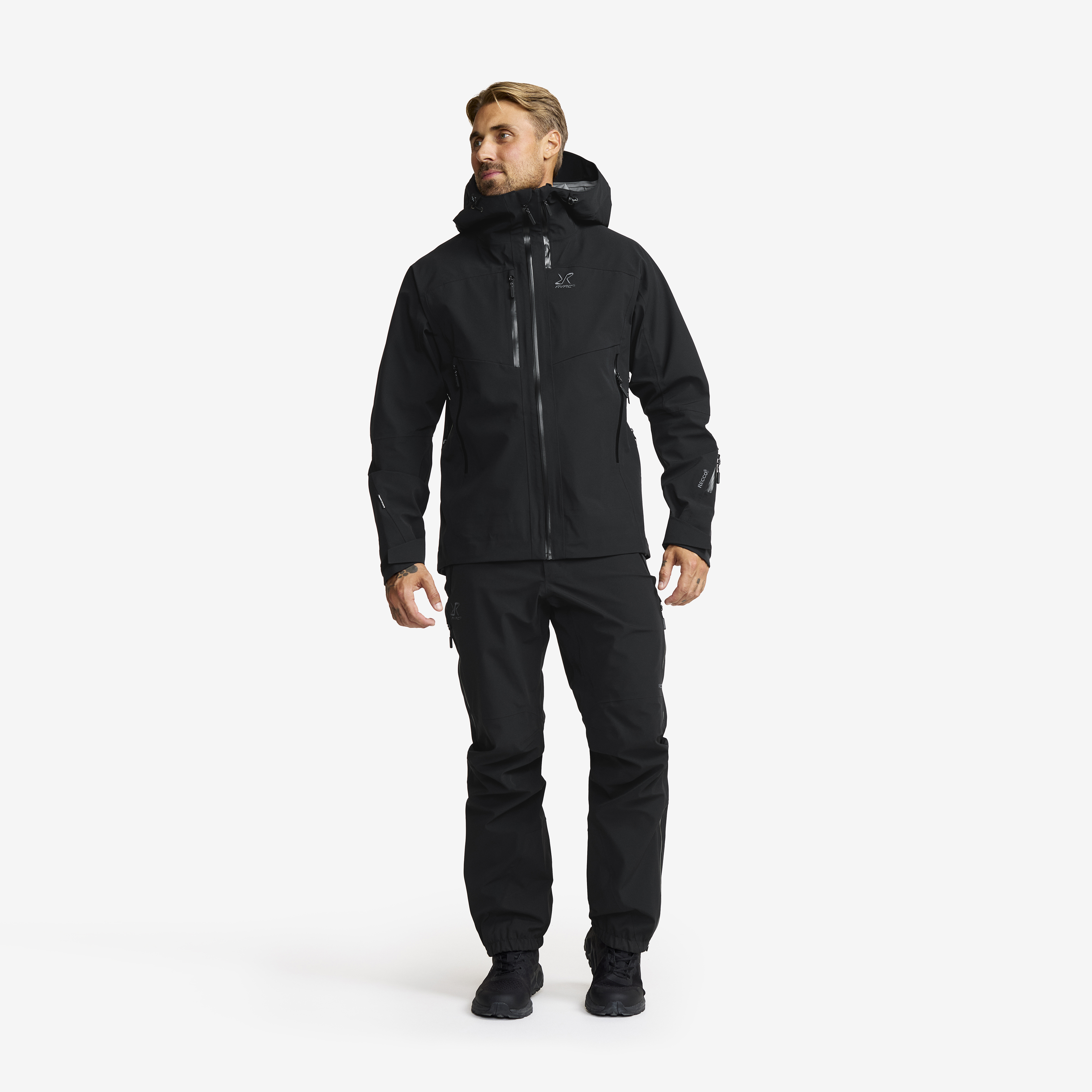 Cyclone 3L Shell Jacket Men Black | RevolutionRace