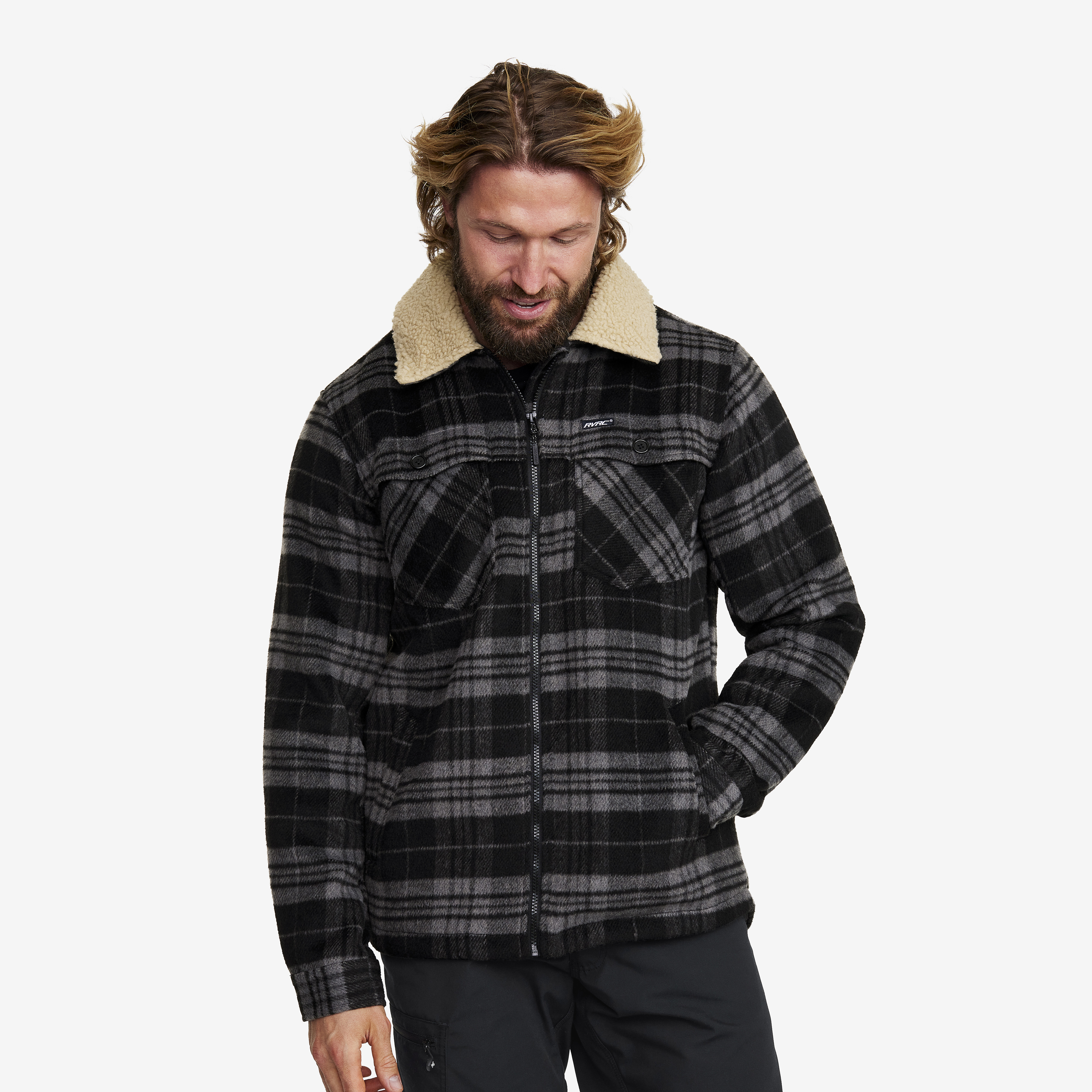 Lumber Jacket Black/Anthracite Herren