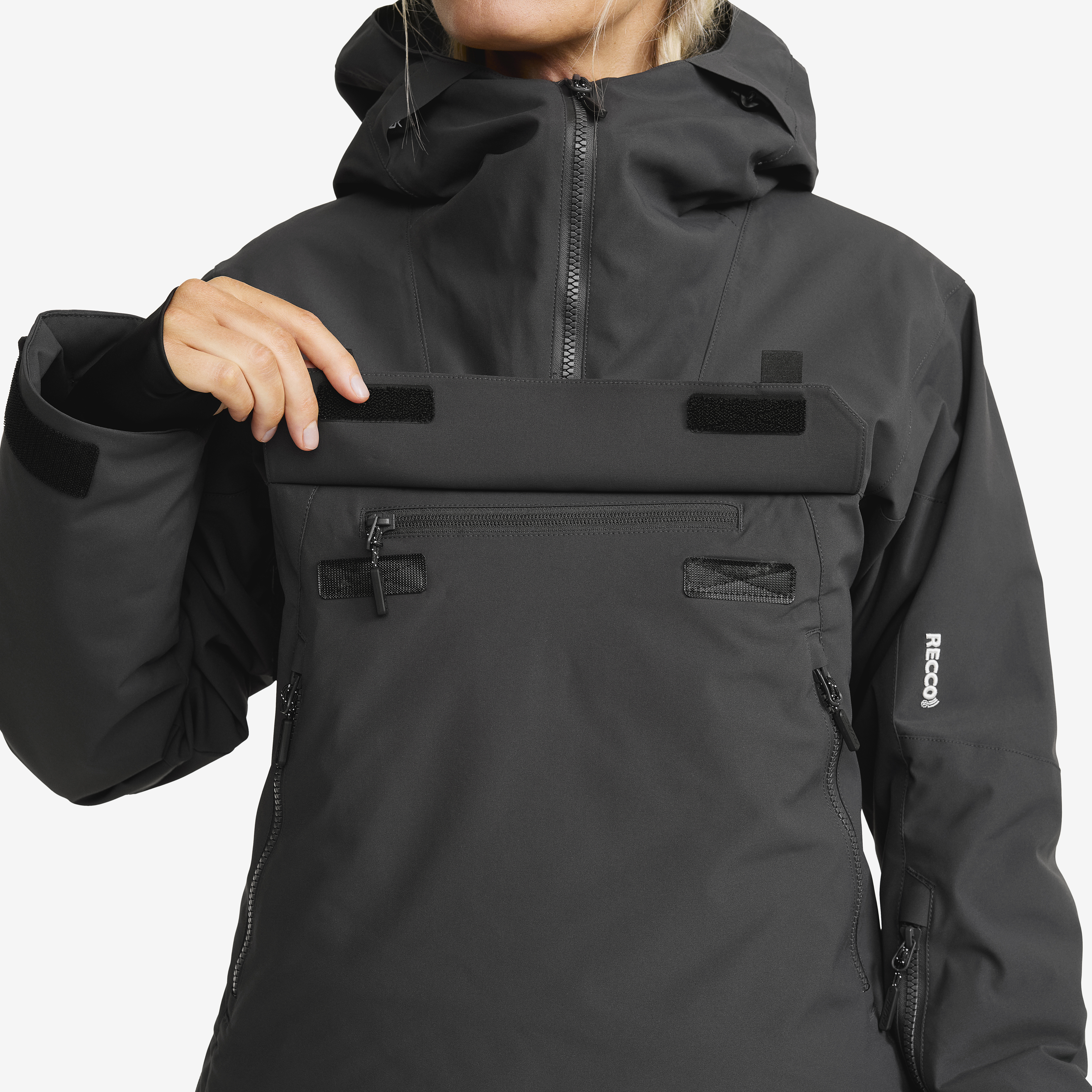 AccXel Insulated 2L Ski Anorak Women Anthracite | RevolutionRace