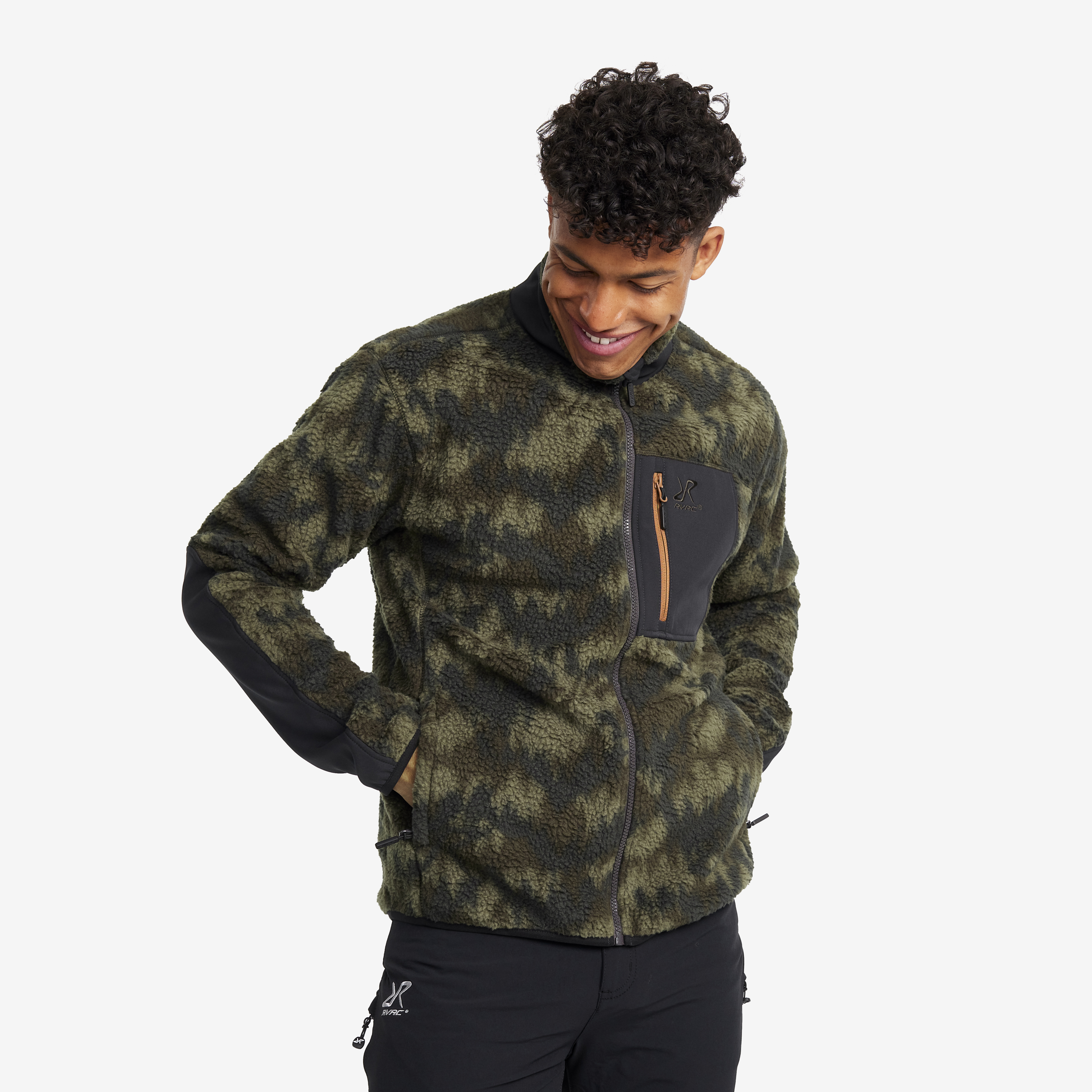 High Pile Fleece Jacket Herre Grape Leaf