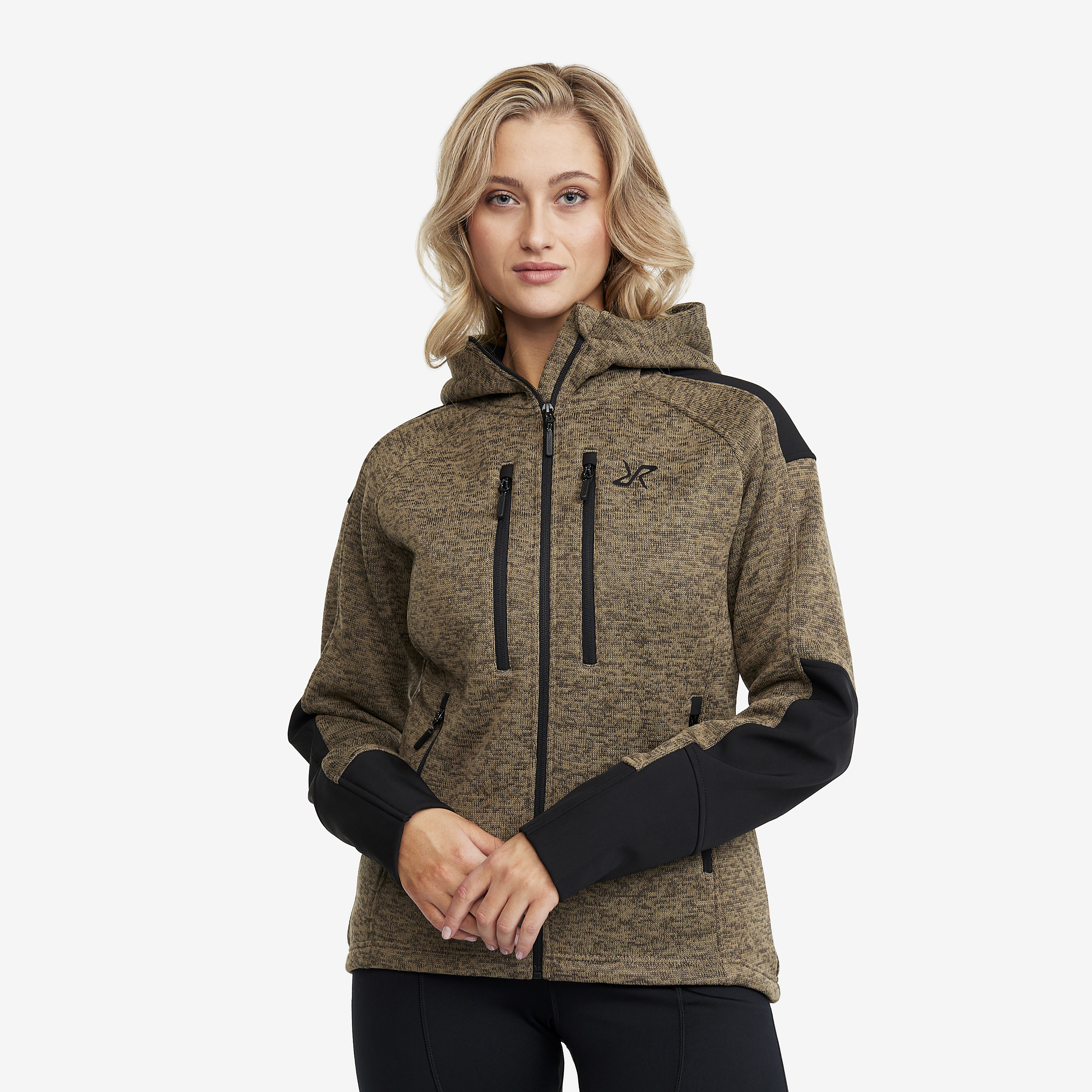 Tornado Hoodie Naiset Khaki Koko:M – > Paidat > Hupparit