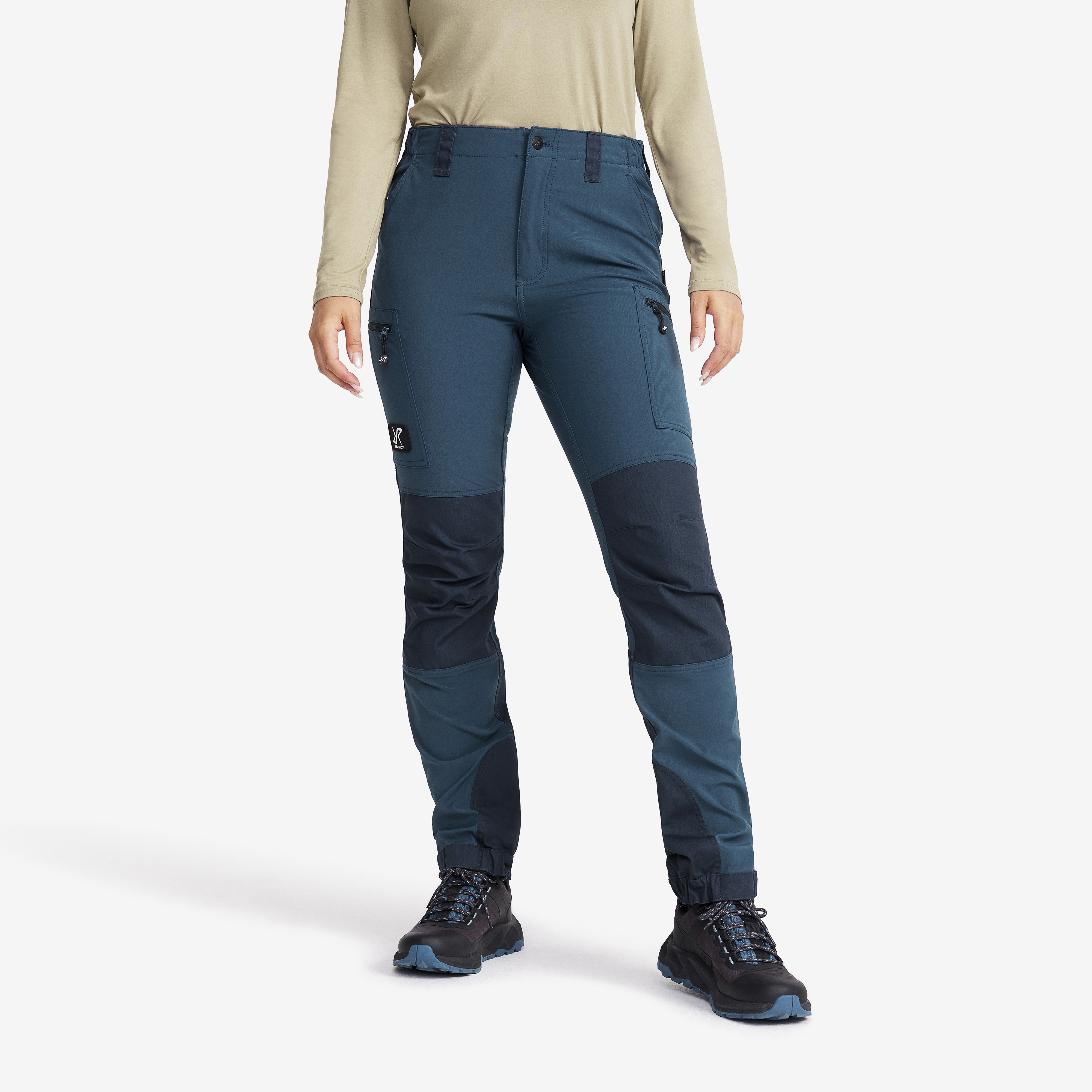 Nordwand Highwaist Stretch Pants - Dam - Moonlit Ocean, Storlek:L -