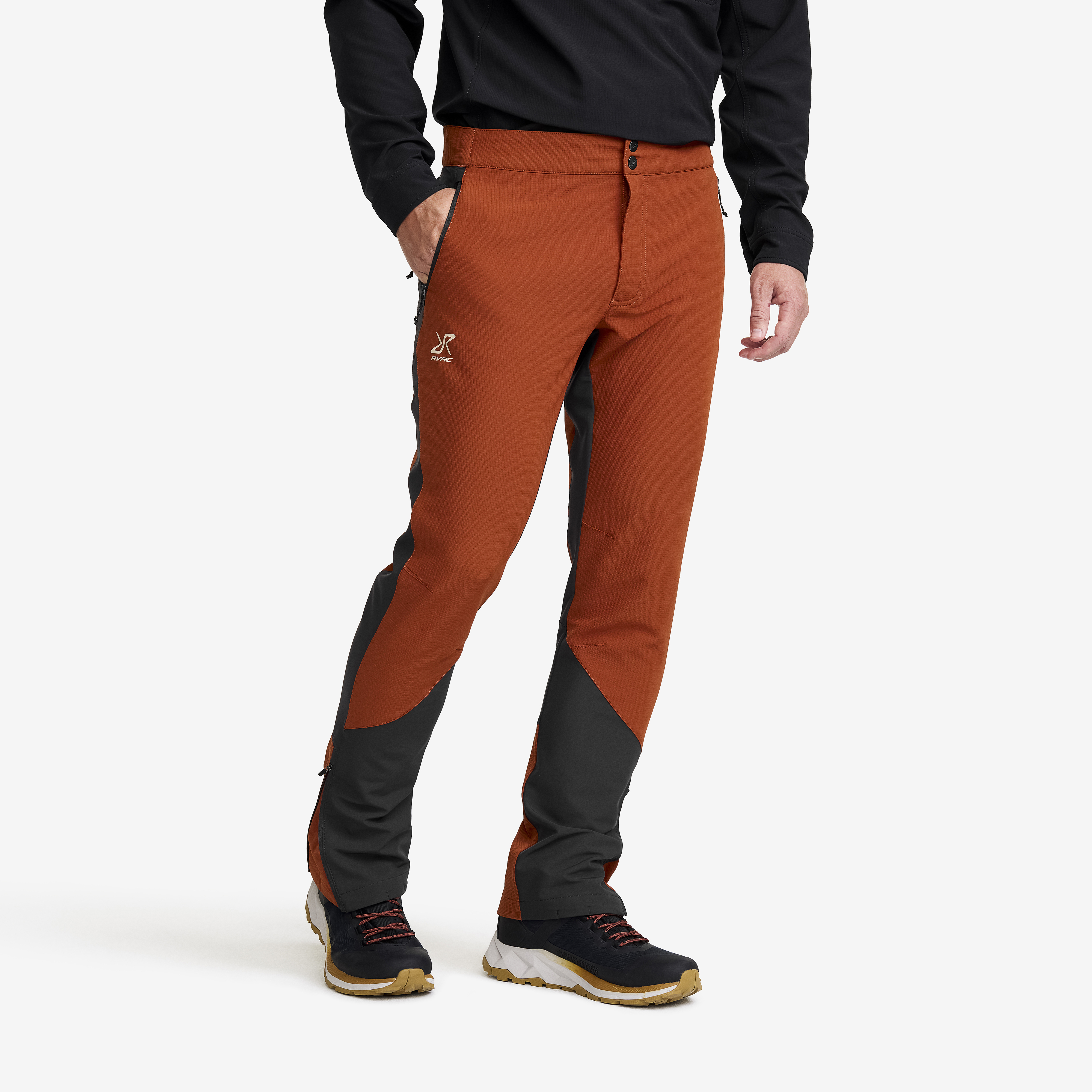 Ridge Trek Pants Miehet Rusty Orange/Anthracite Koko:XL – Ulkoiluhousut Vaellushousut & Retkeilyhousut