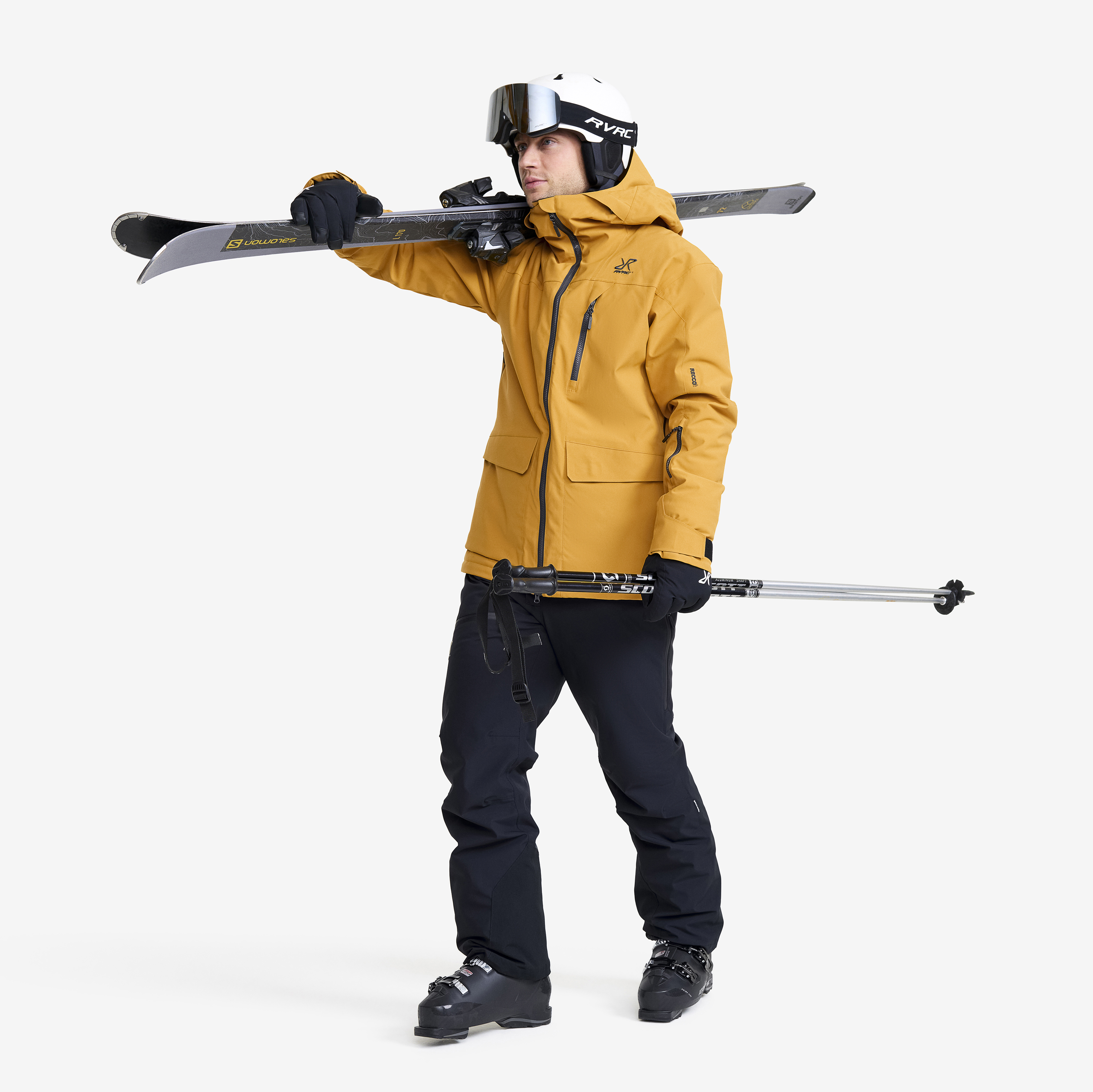 AccXel Insulated 2L Ski Jacket Harvest Gold Men,