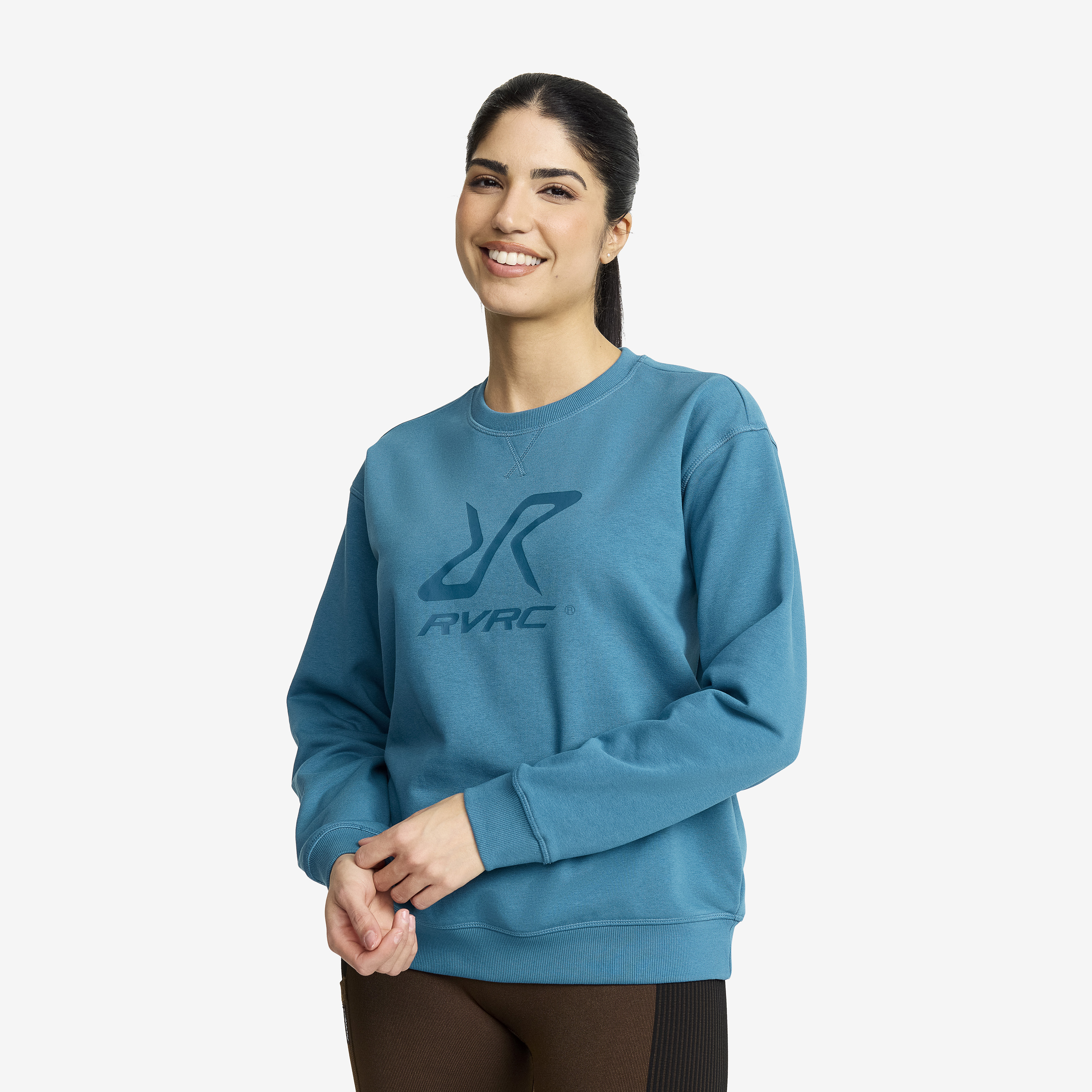 RVRC Sweatshirt – Dam – Saxony Blue Storlek:XS – Dam > Tröjor > Skjortor & Långärmade Tröjor