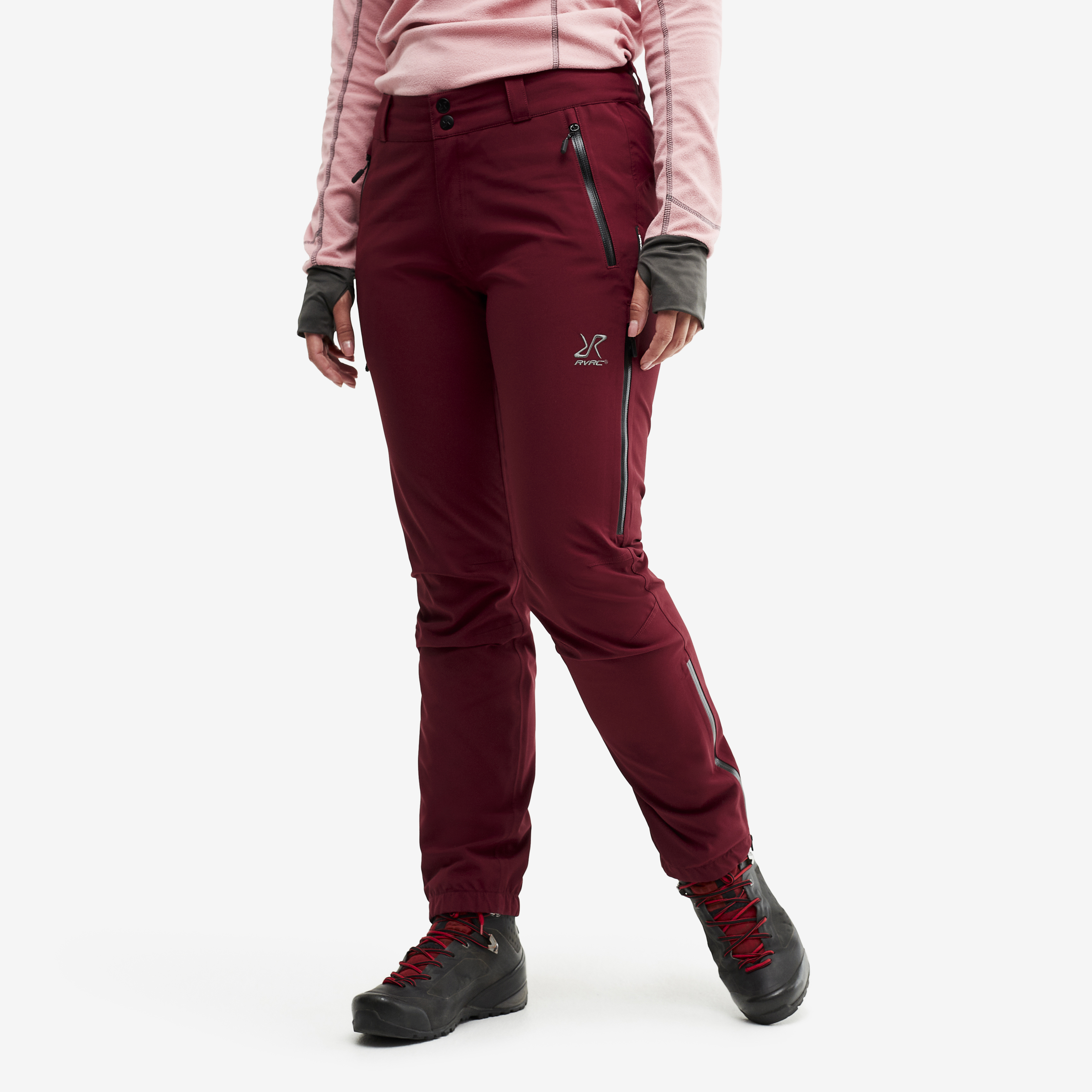 Whisper Pants Bison Red Damen