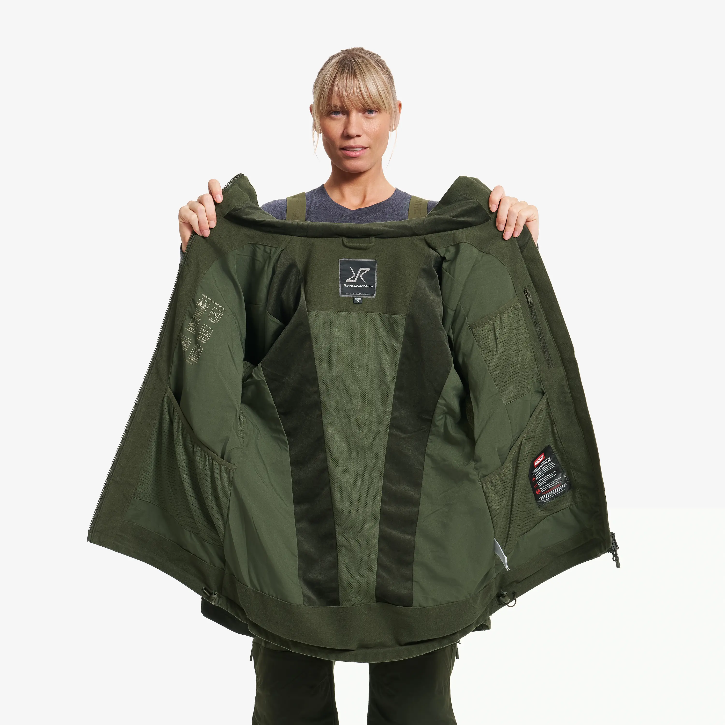 Trace Silent Pro 2L Jacket Deep Depths Naiset, 