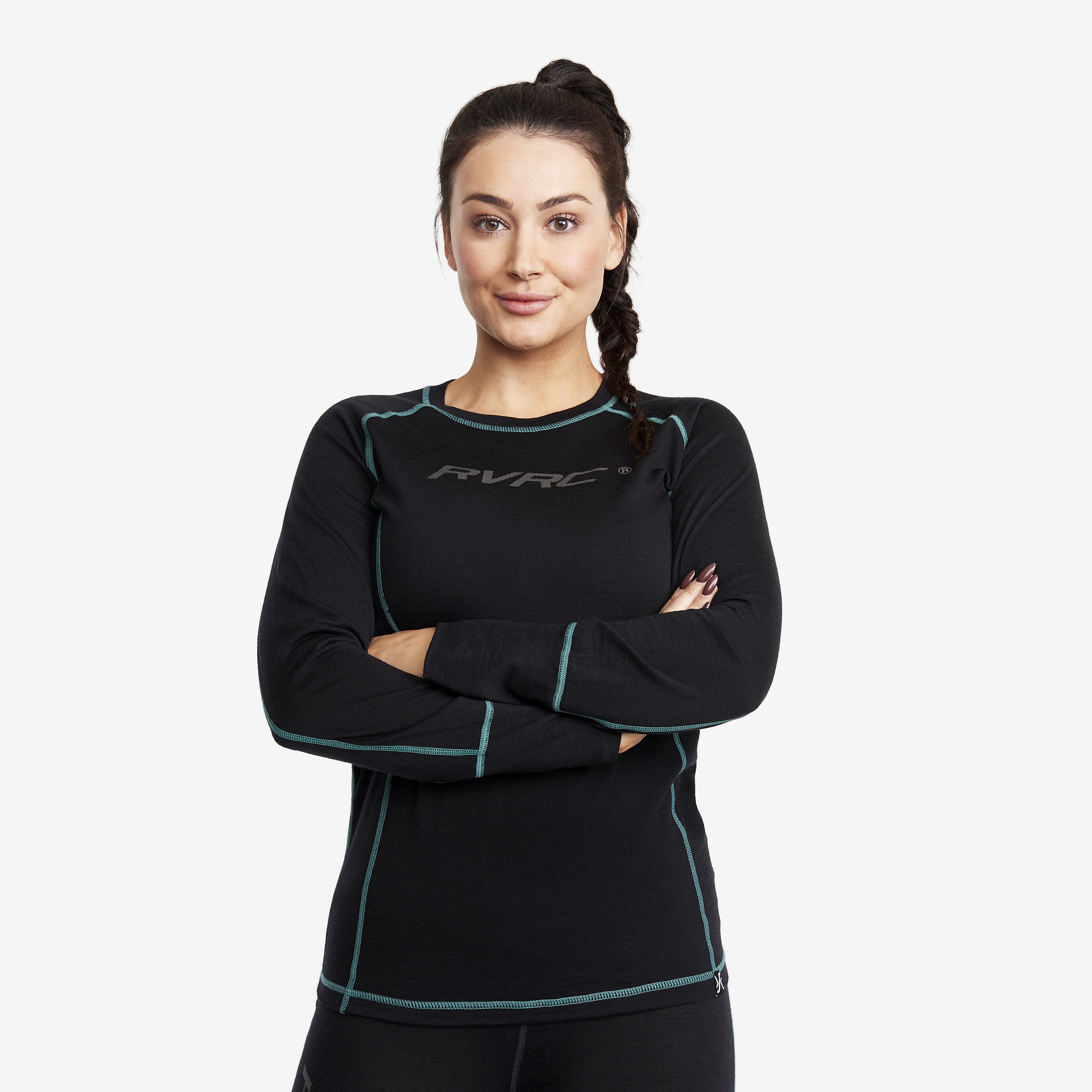 Outright Merino Top Black Dame