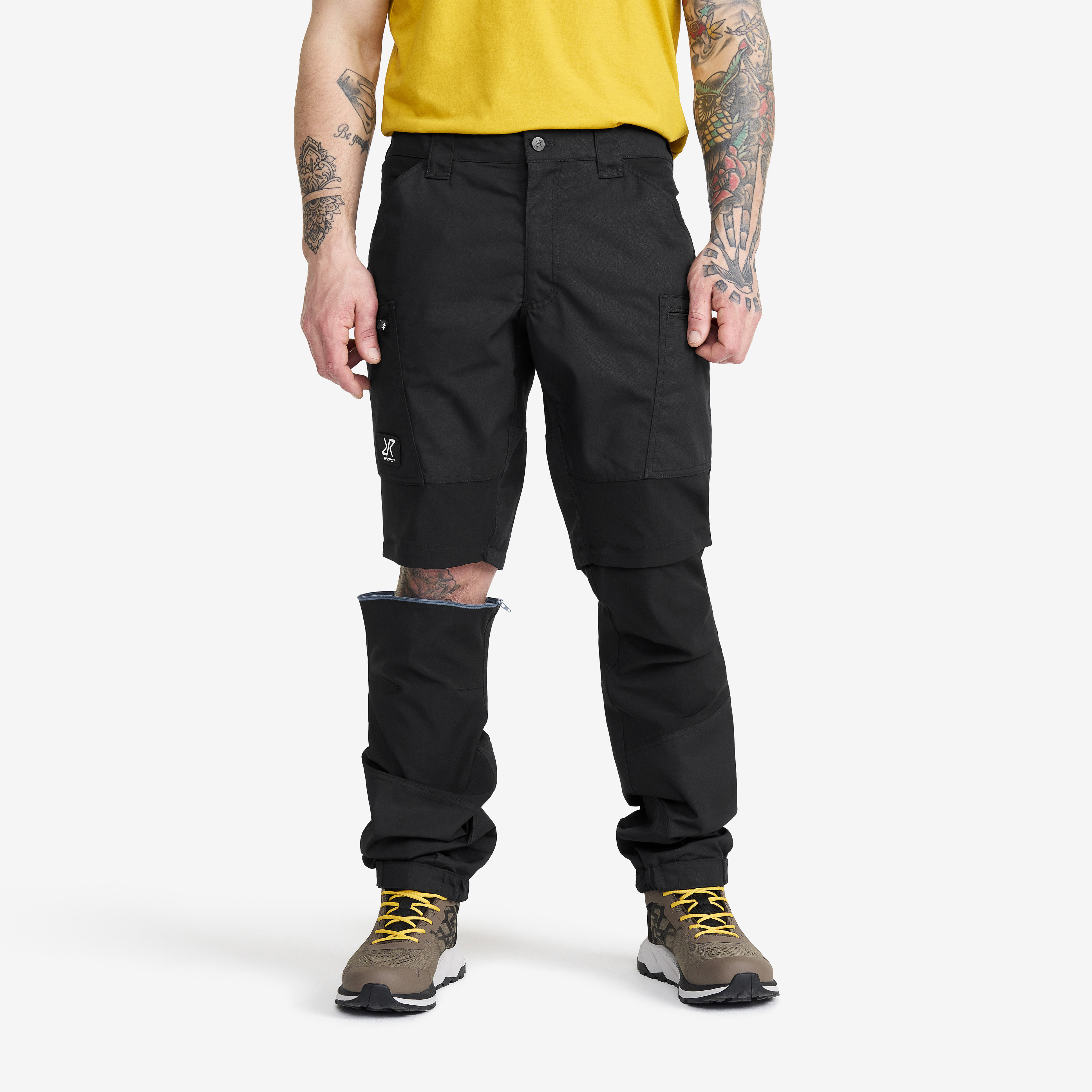 Nordwand Pro Zip-off turistické kalhoty pro muže v černé barvě