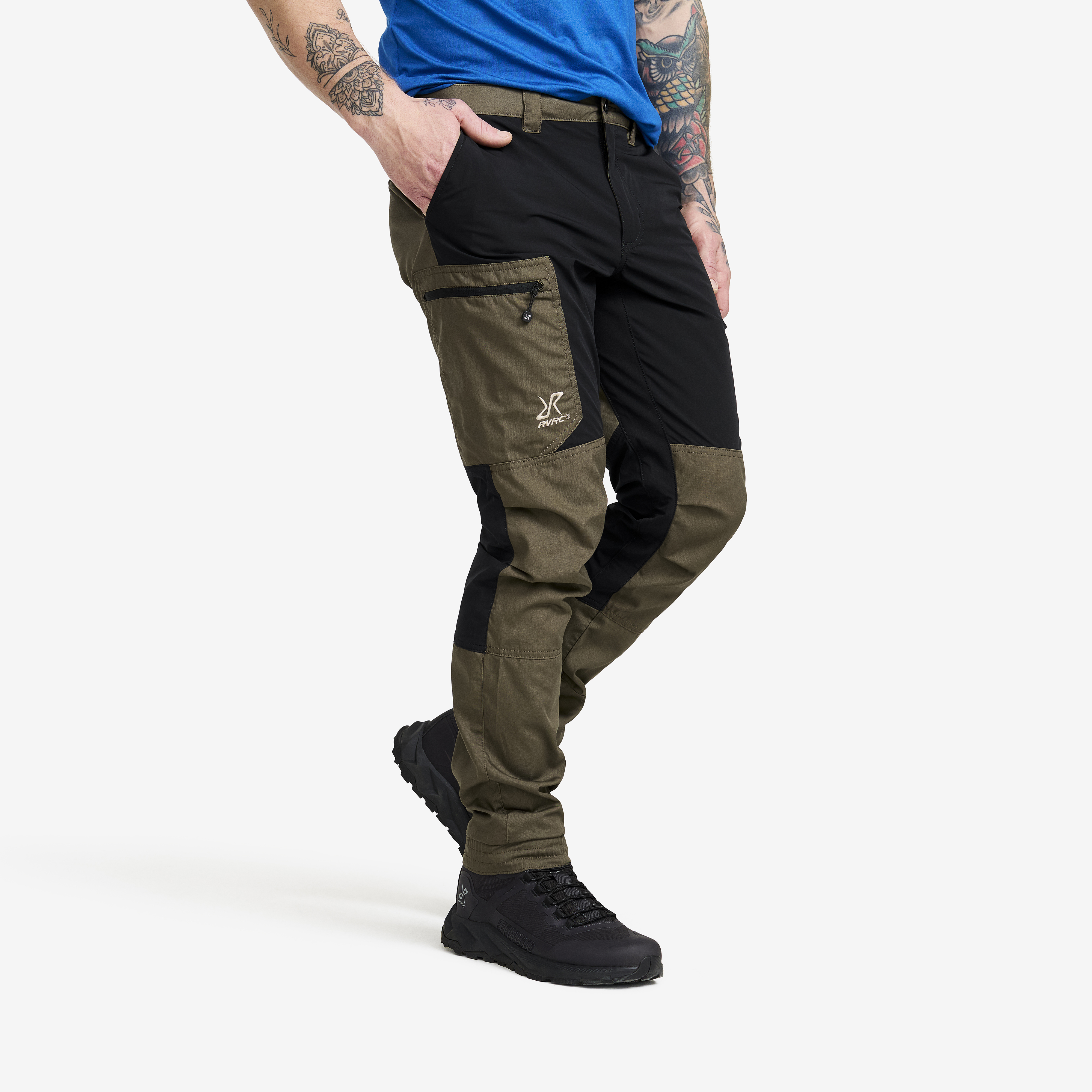 Rambler Lightweight Pants Light MossGray/Black Herr,