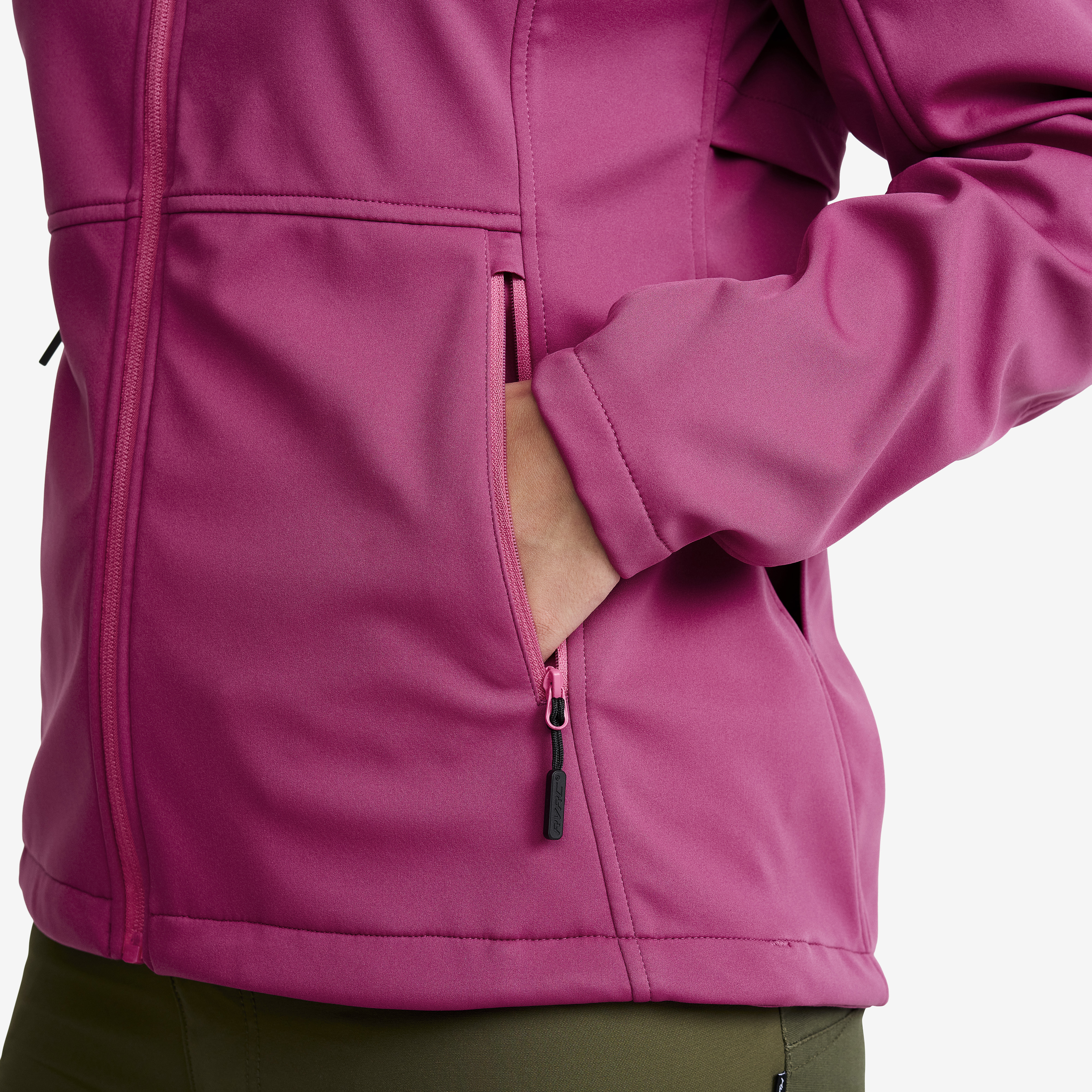 Ouray Sportswear Giacca Softshell Donna Raider, Leggera, Con Tasche, Coulisse Nascosta