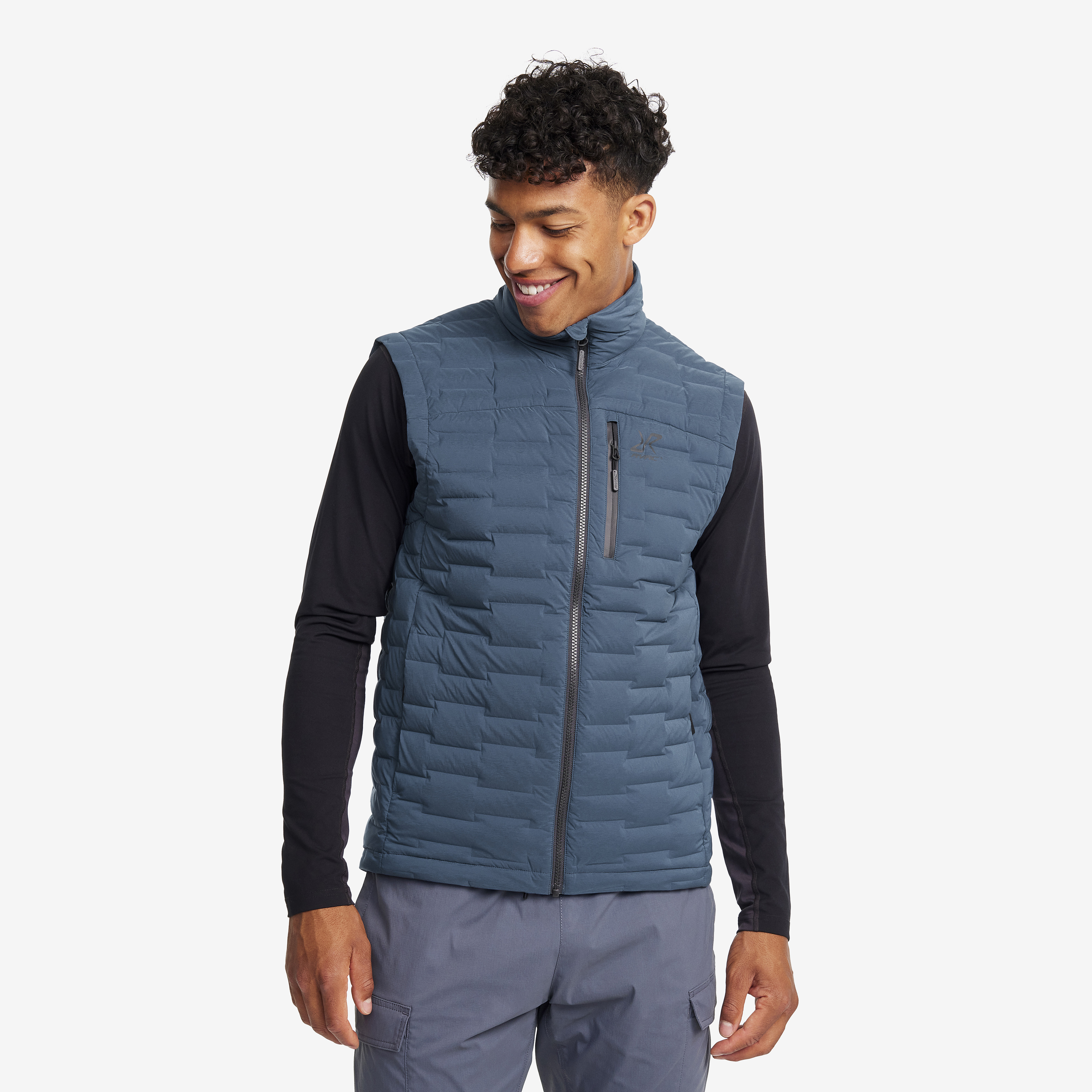 Flex Stretch Down Vest Moonlit Ocean Herre,