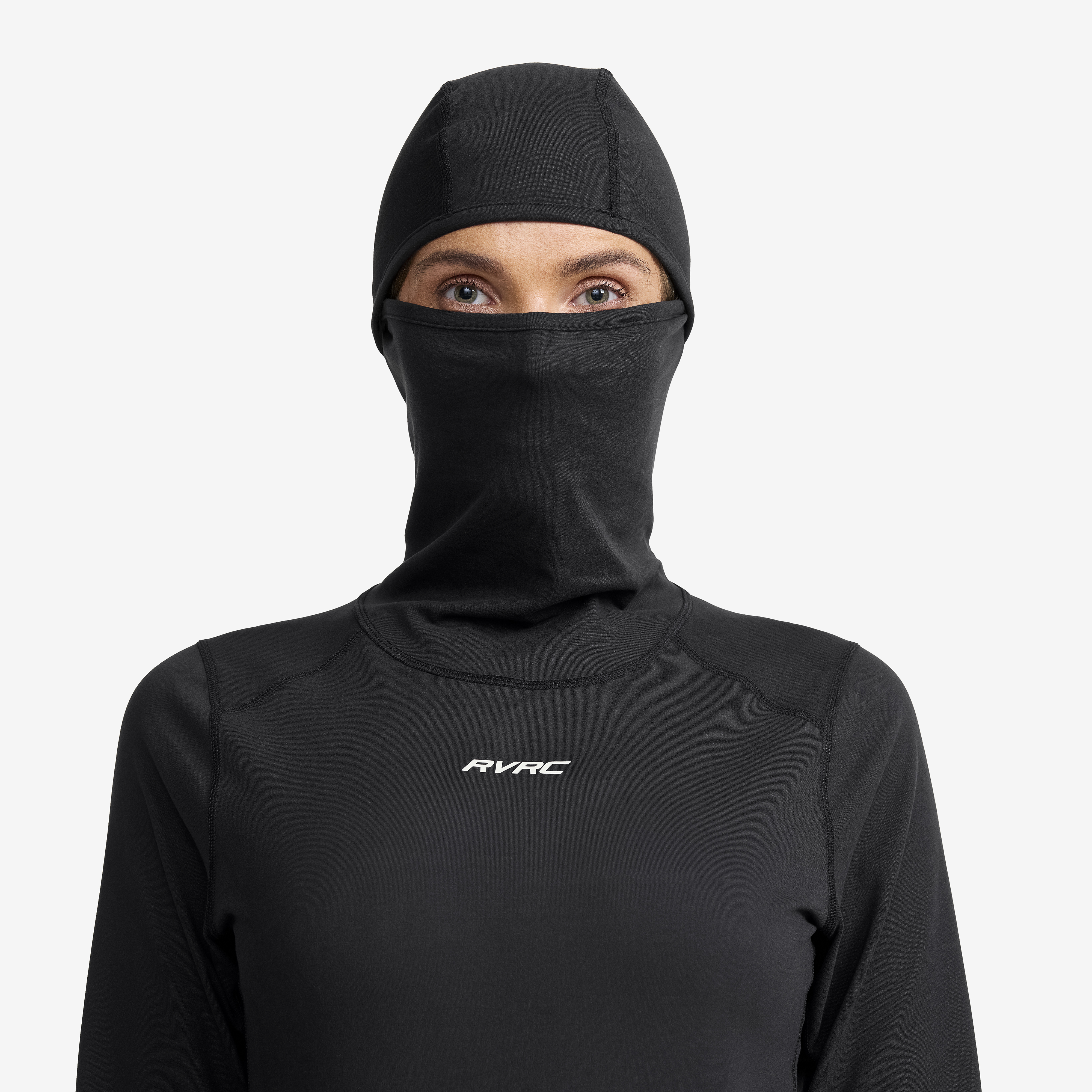 Downhill Base Layer Balaclava Top Black Dam,